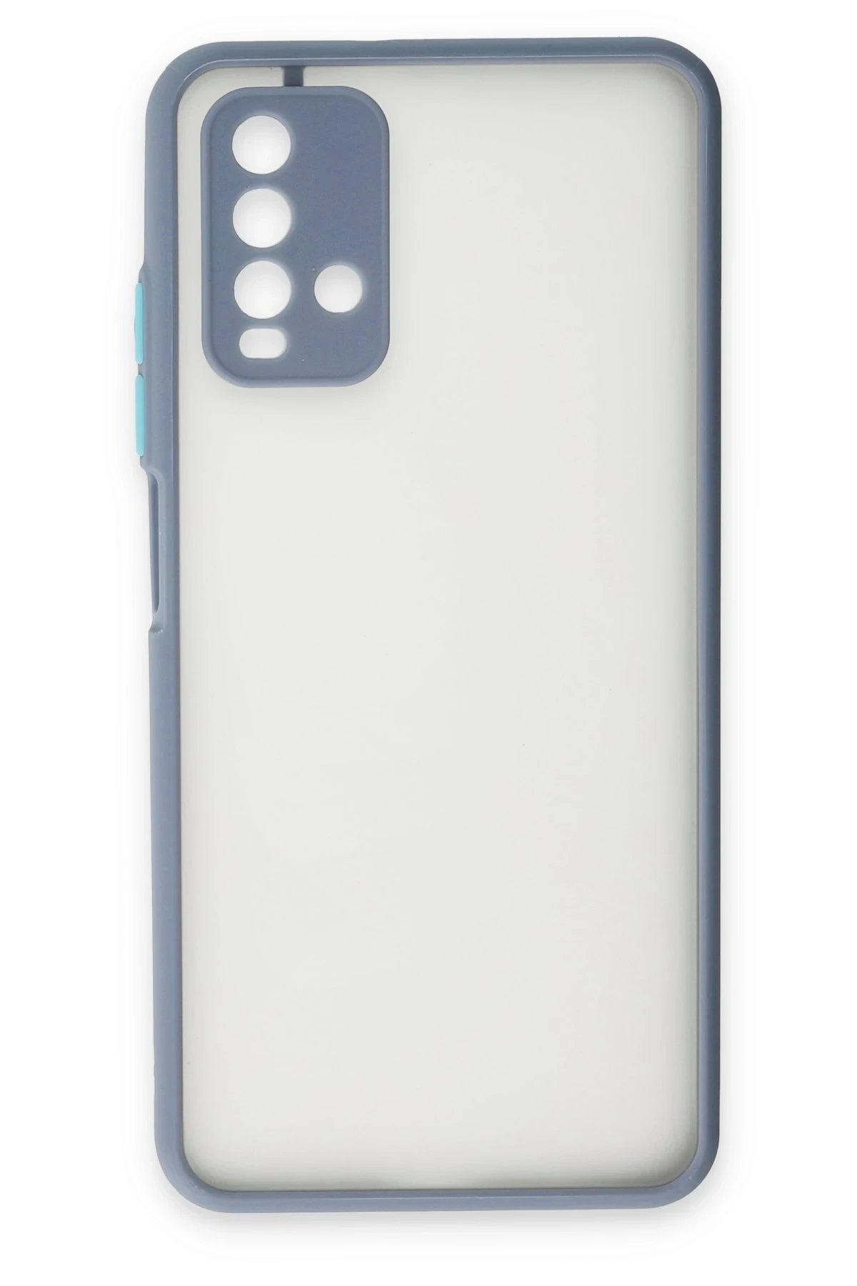 Newface Xiaomi Redmi 9T Kılıf Montreal Silikon Kapak - Gri