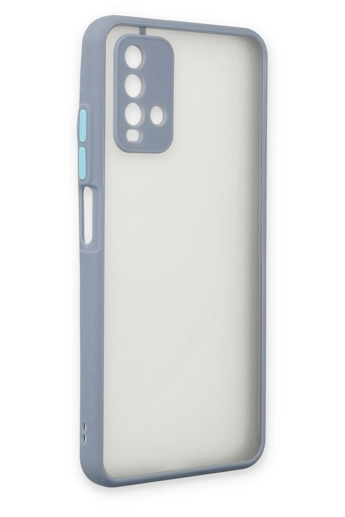 Newface Xiaomi Redmi 9T Kılıf Montreal Silikon Kapak - Gri