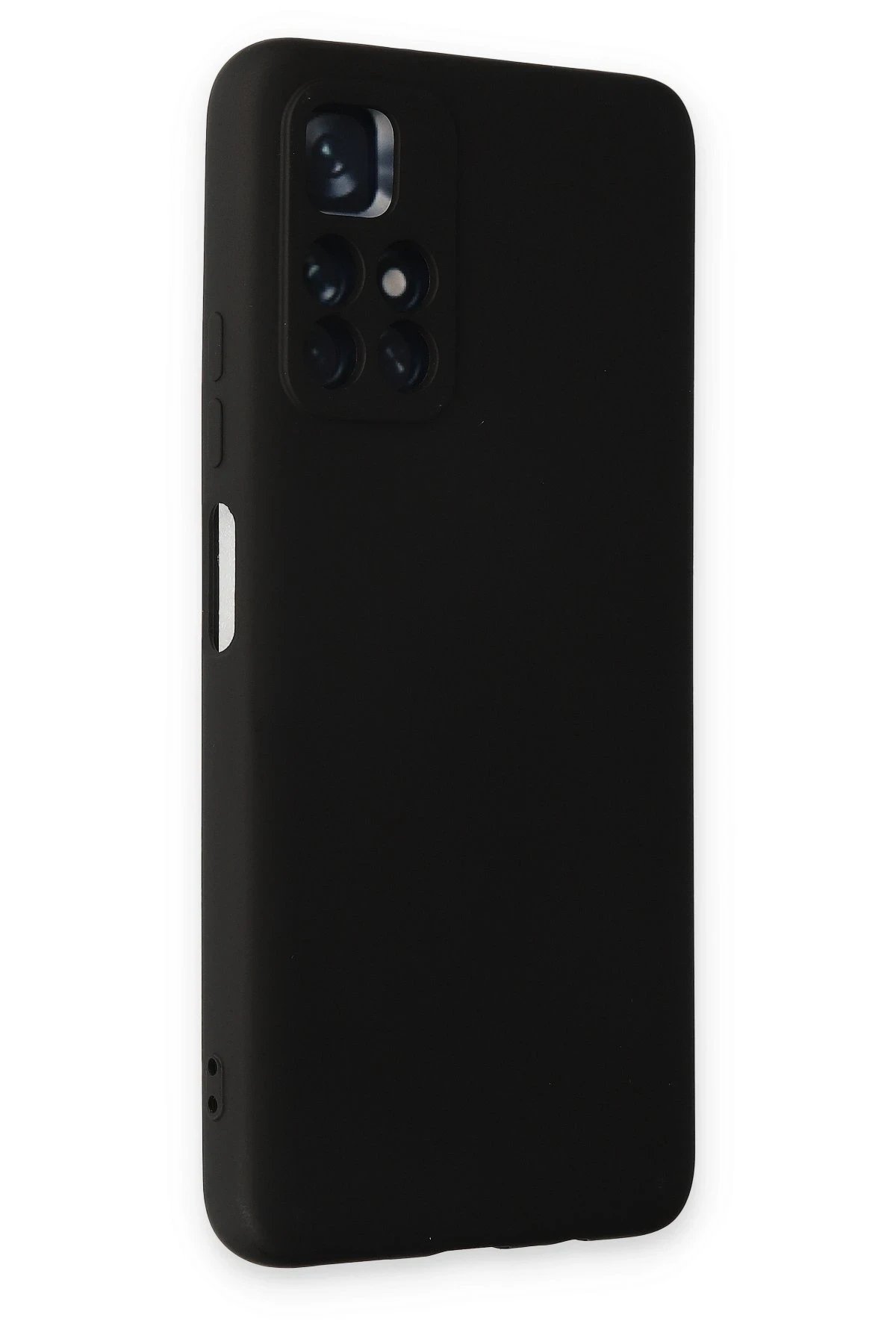 Newface Xiaomi Redmi Note 11T Kılıf Nano içi Kadife Silikon - Siyah