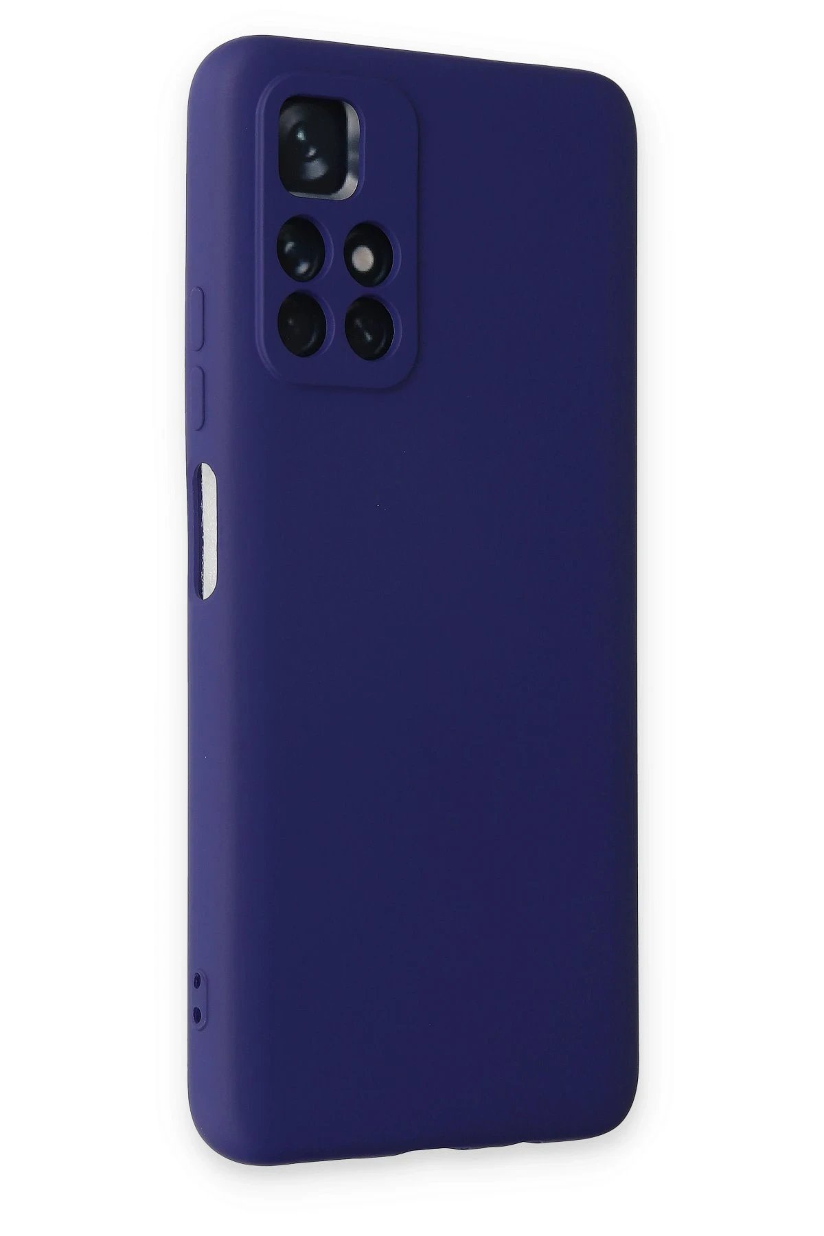 Newface Xiaomi Redmi Note 11T Kılıf Nano içi Kadife Silikon - Mor