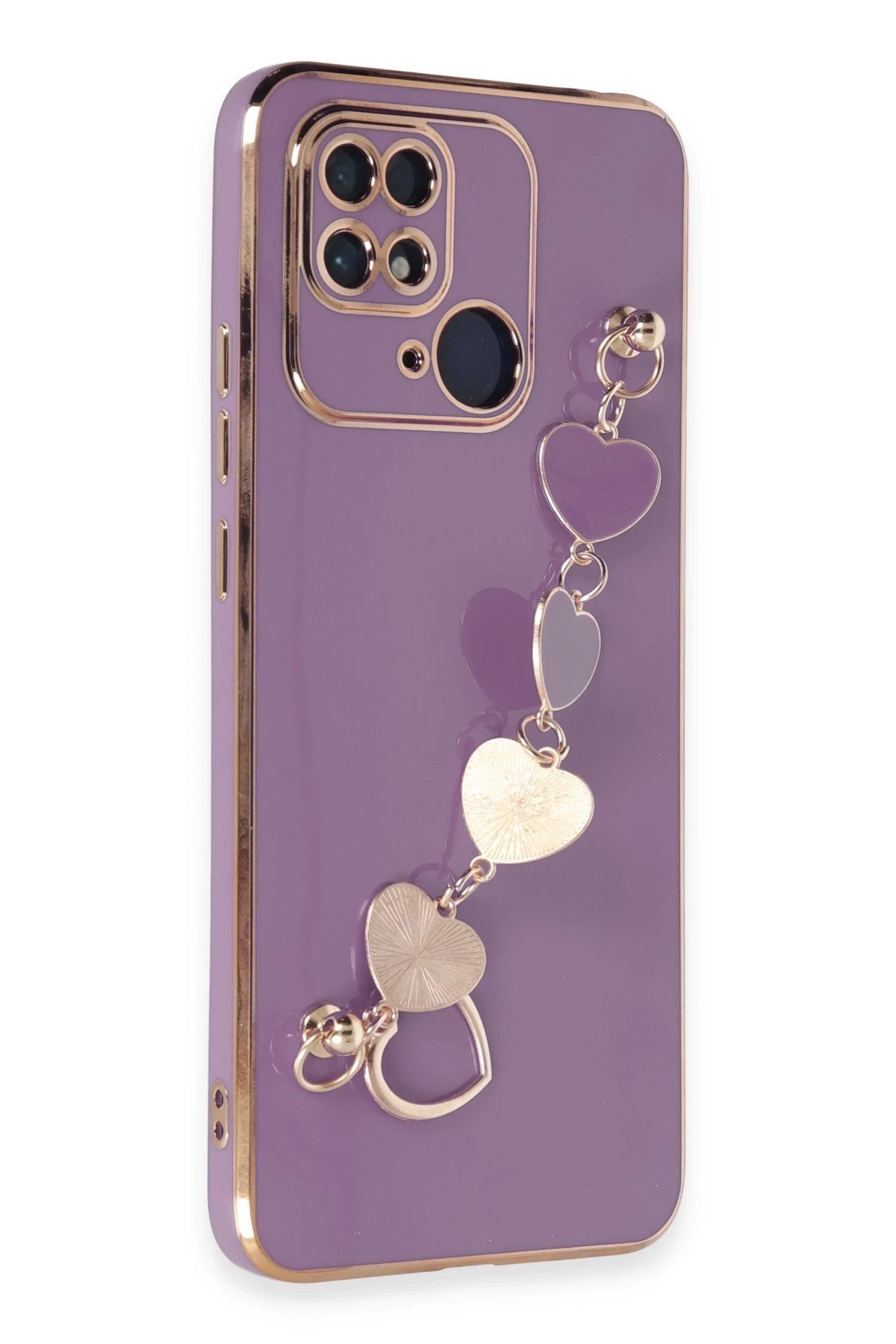 Newface Xiaomi Redmi 10C Kılıf Esila Silikon - Mor