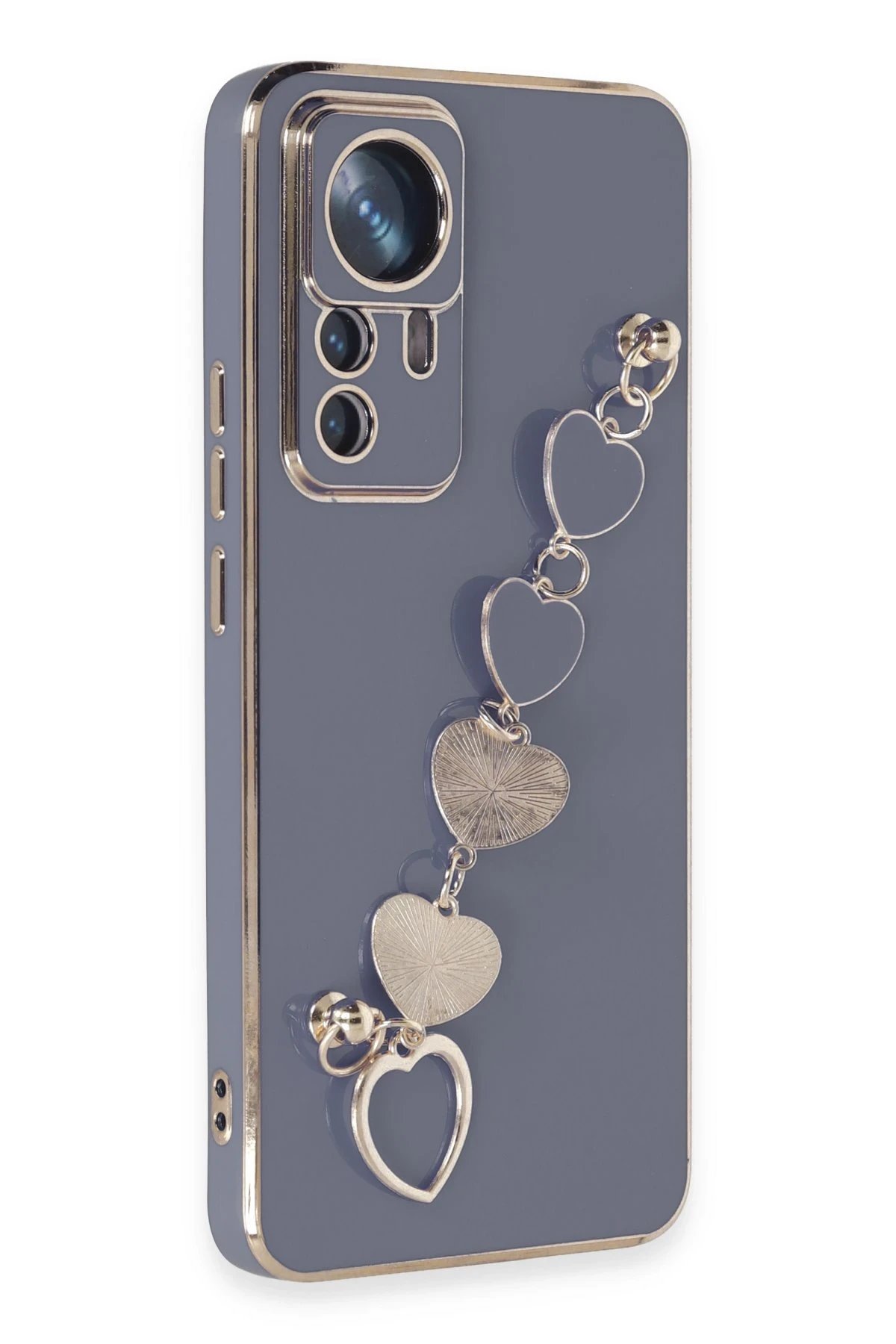 Newface Xiaomi Mi 12T Pro Kılıf Esila Silikon - Gri