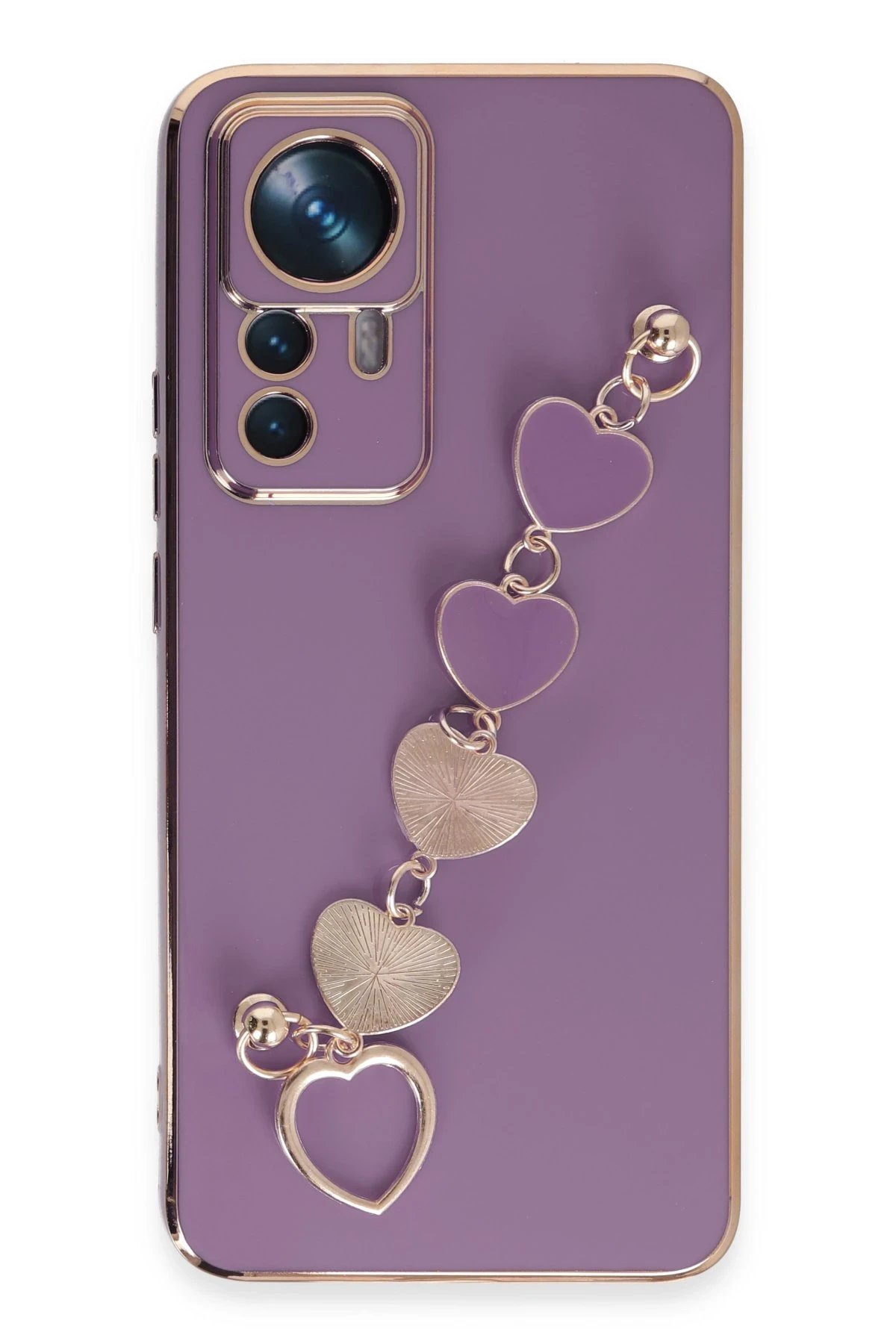 Newface Xiaomi Mi 12T Pro Kılıf Esila Silikon - Mor