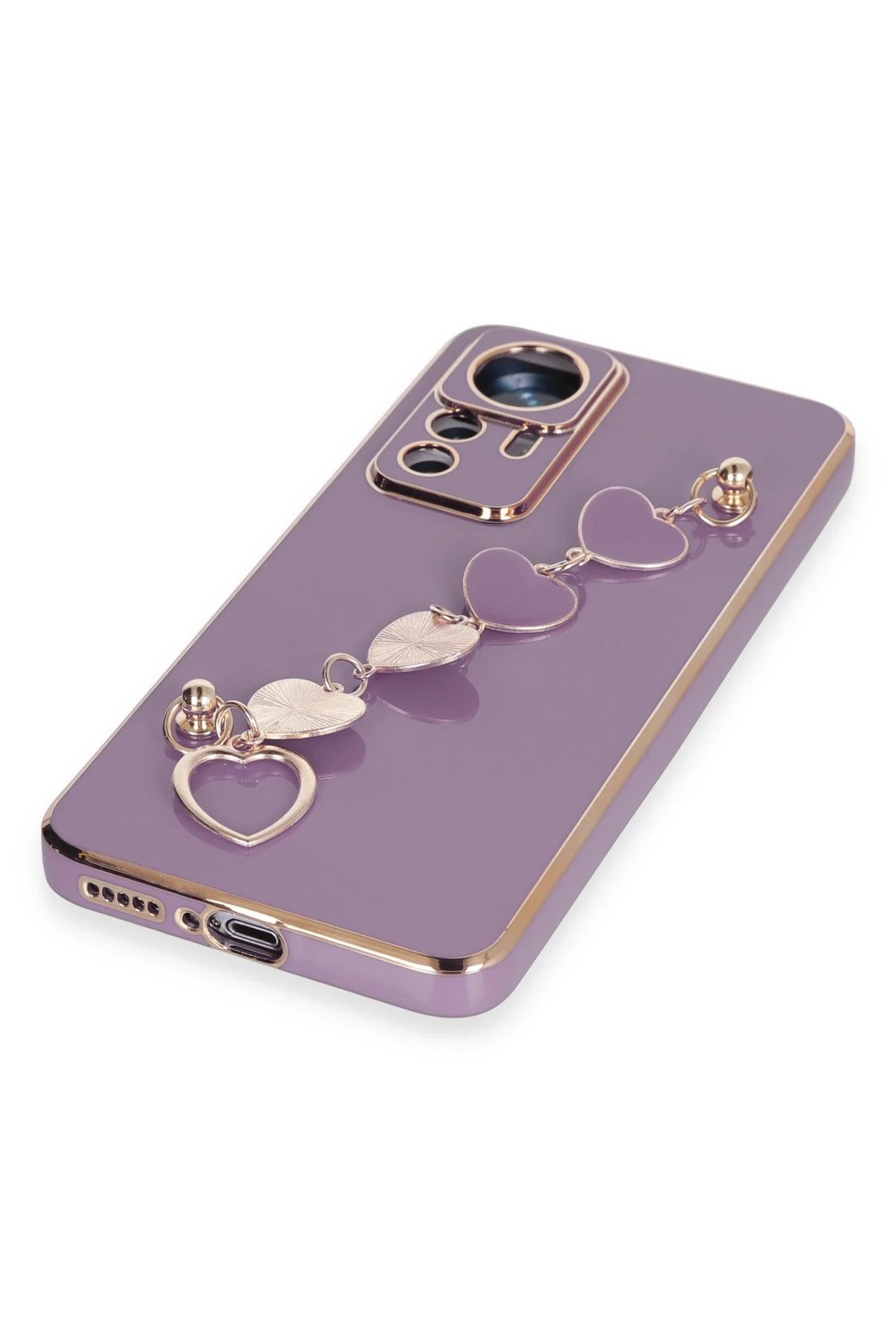 Newface Xiaomi Mi 12T Pro Kılıf Esila Silikon - Mor