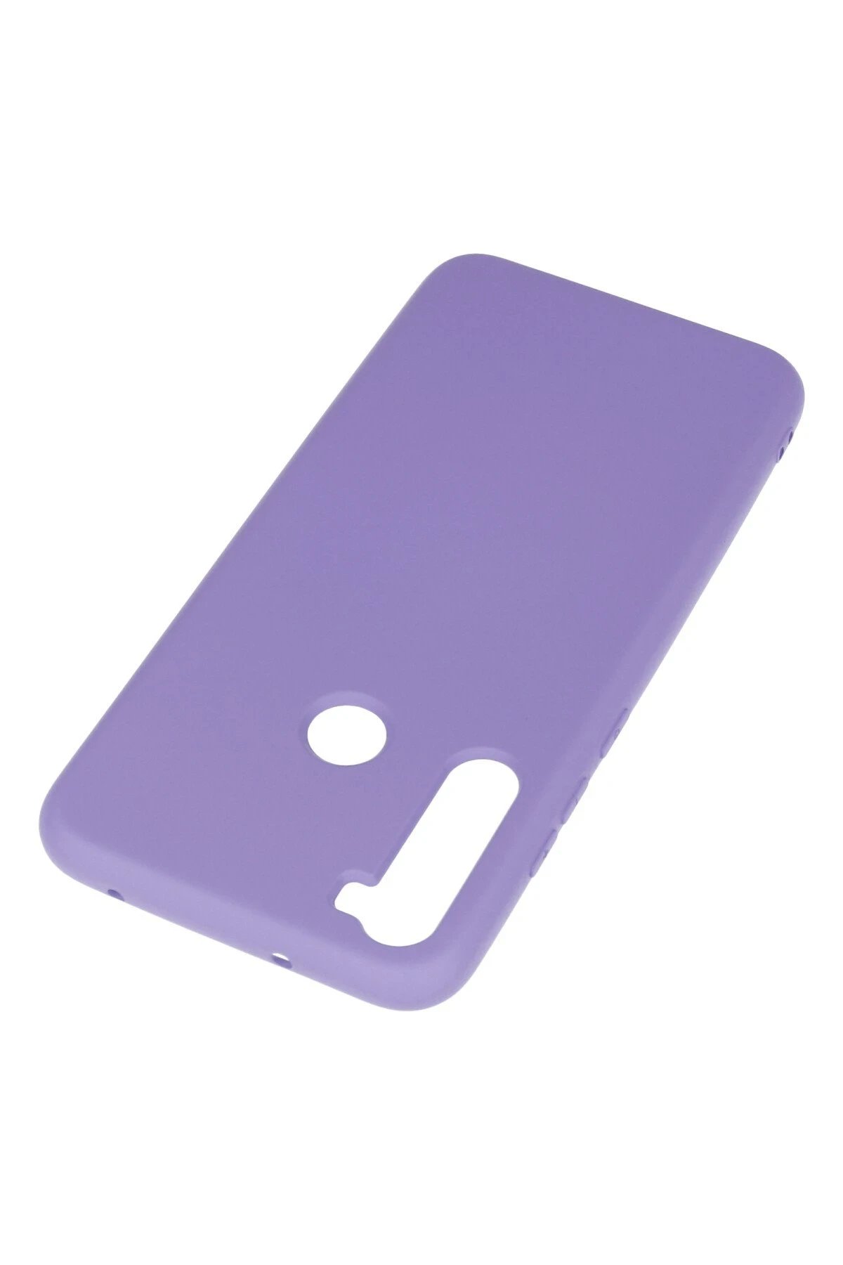 Newface Xiaomi Redmi Note 8 Kılıf Nano içi Kadife Silikon - Lila