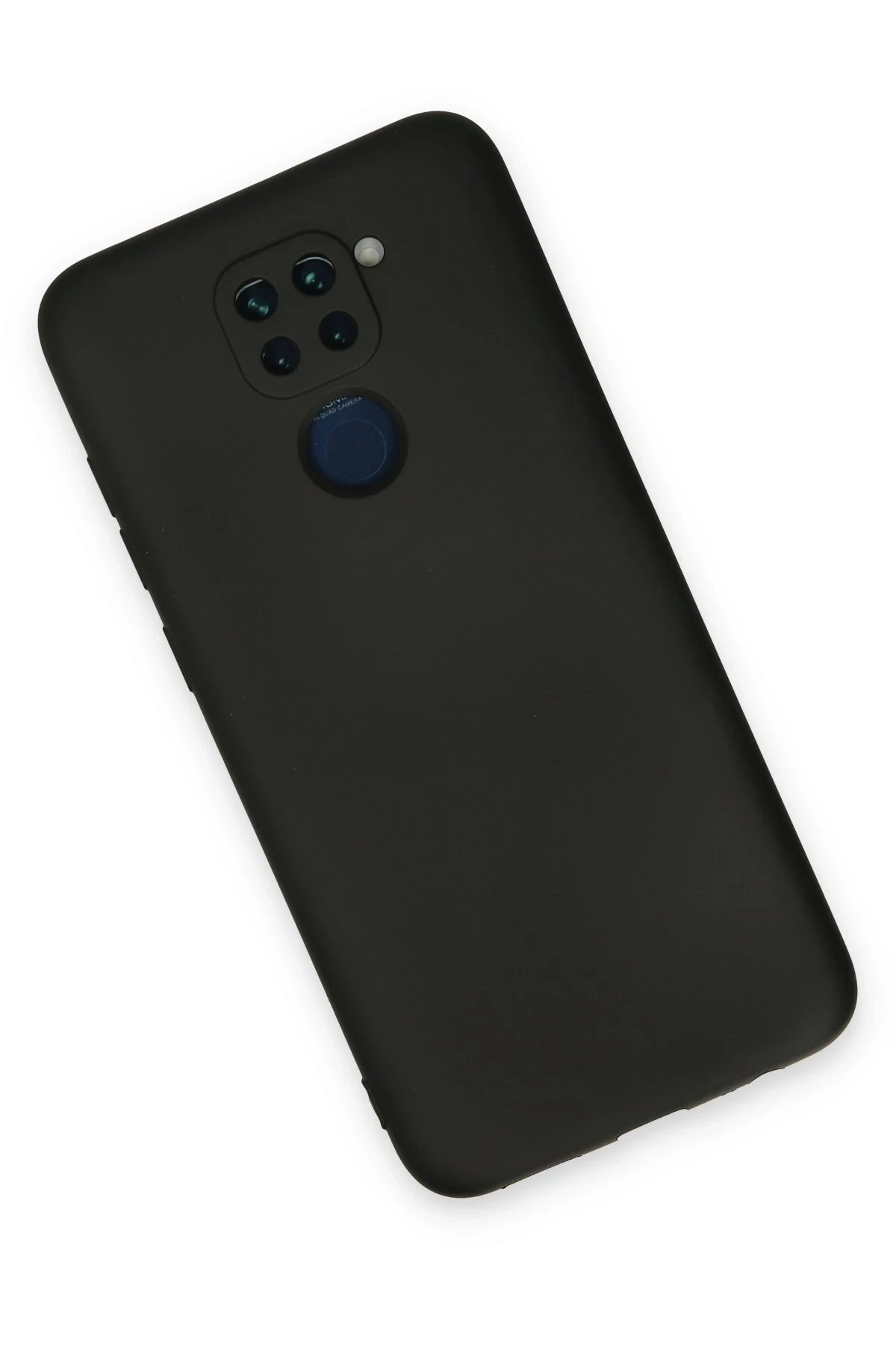 Newface Xiaomi Redmi Note 9 Kılıf Nano içi Kadife Silikon - Siyah