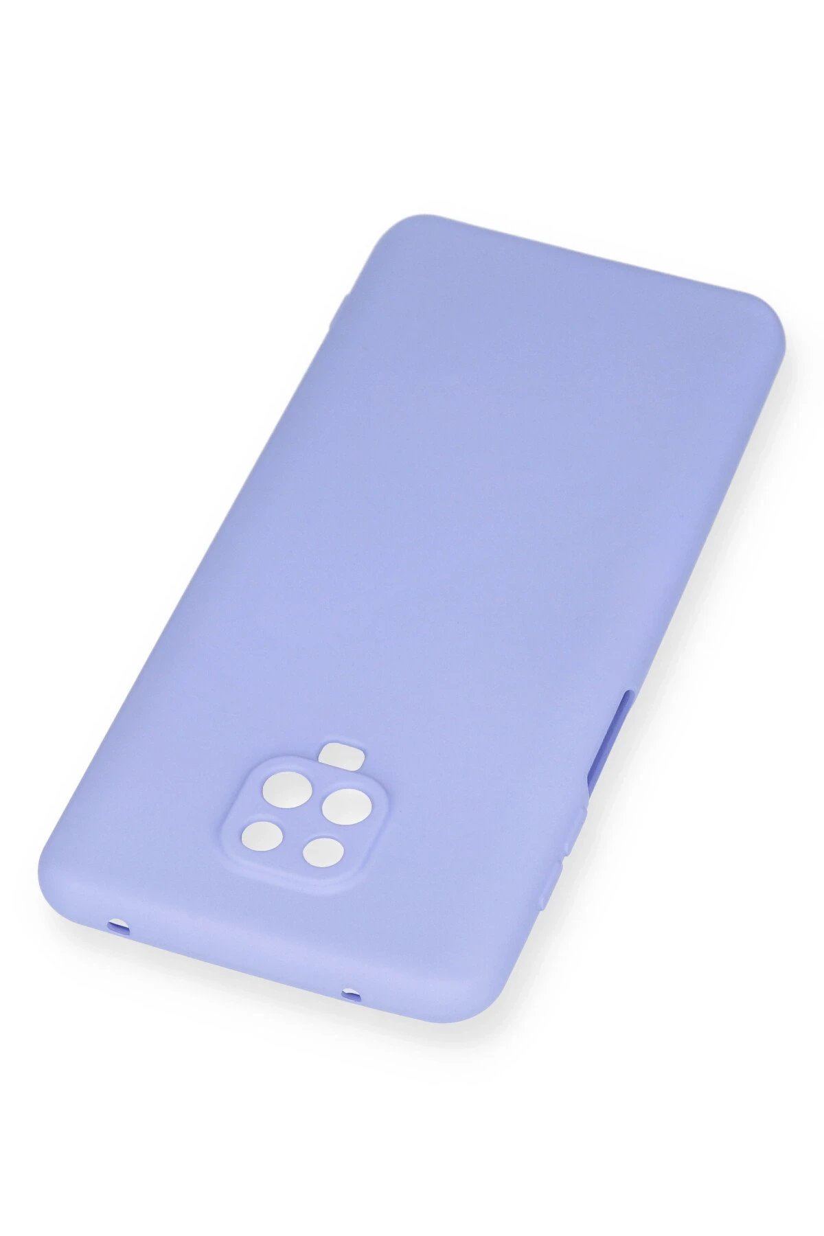 Newface Xiaomi Redmi Note 9 Pro Kılıf Nano içi Kadife Silikon - Lila