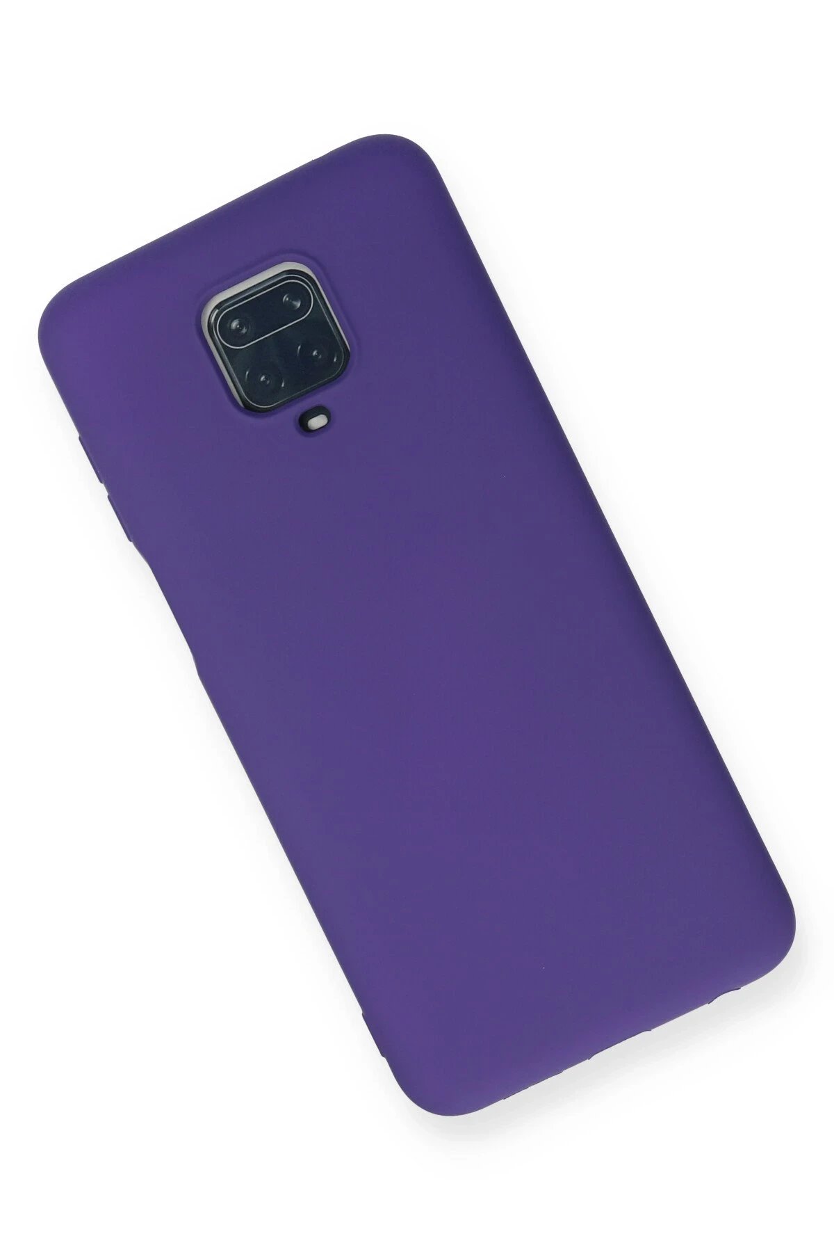 Newface Xiaomi Redmi Note 9 Pro Kılıf Nano içi Kadife Silikon - Mor