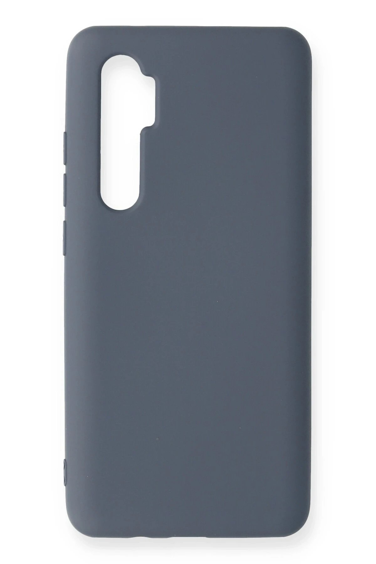 Newface Xiaomi Mi Note 10 Lite Kılıf Nano içi Kadife Silikon - Gri