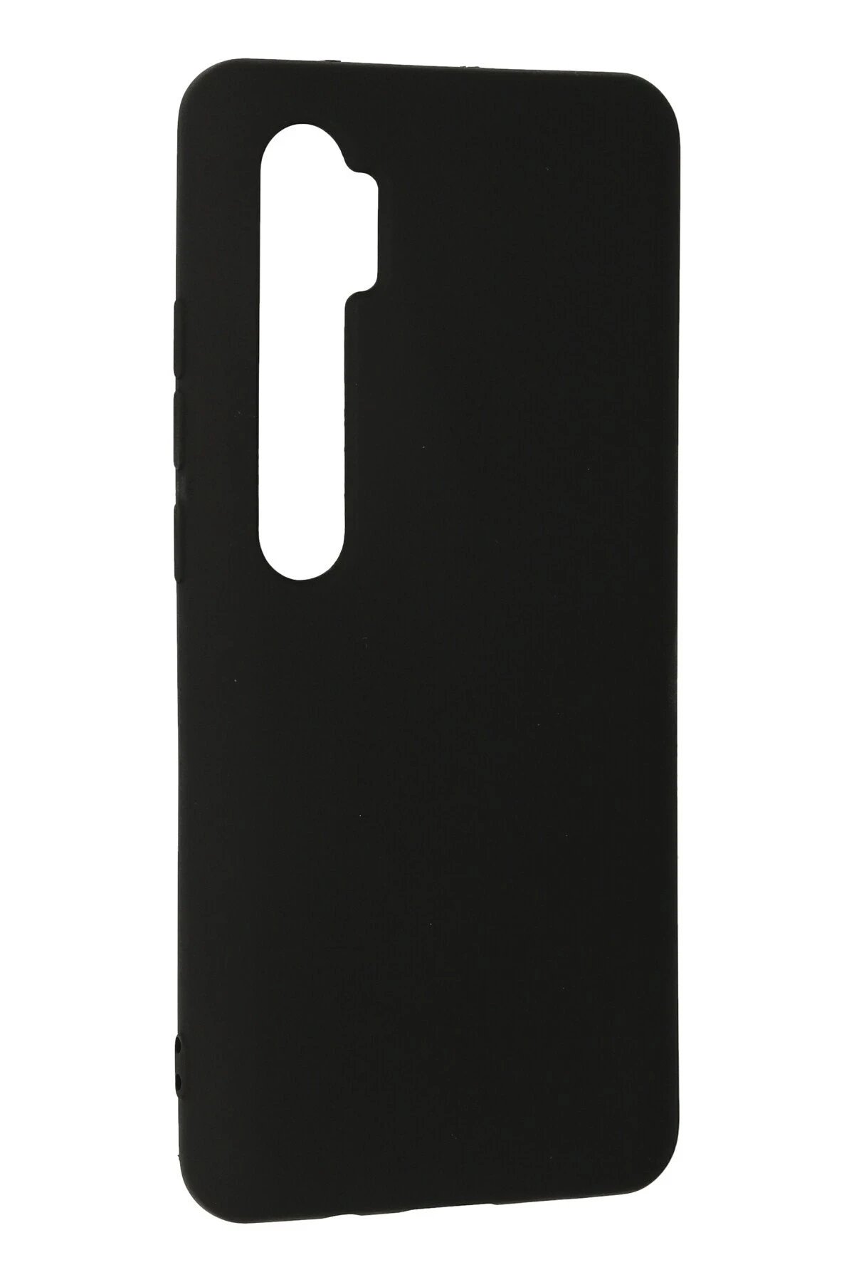 Newface Xiaomi Mi Note 10 Lite Kılıf Nano içi Kadife Silikon - Siyah