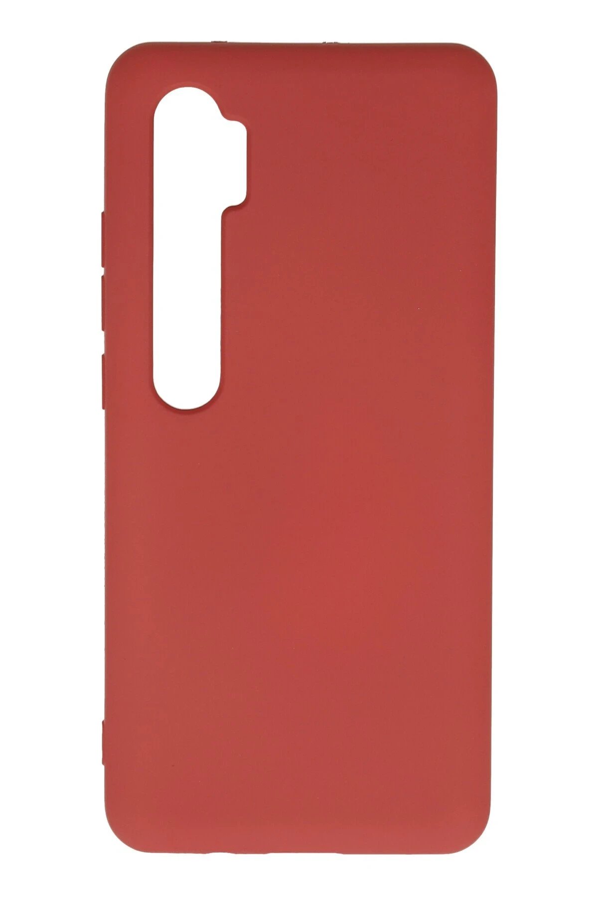 Newface Xiaomi Mi Note 10 Lite Kılıf Nano içi Kadife Silikon - Kiremit