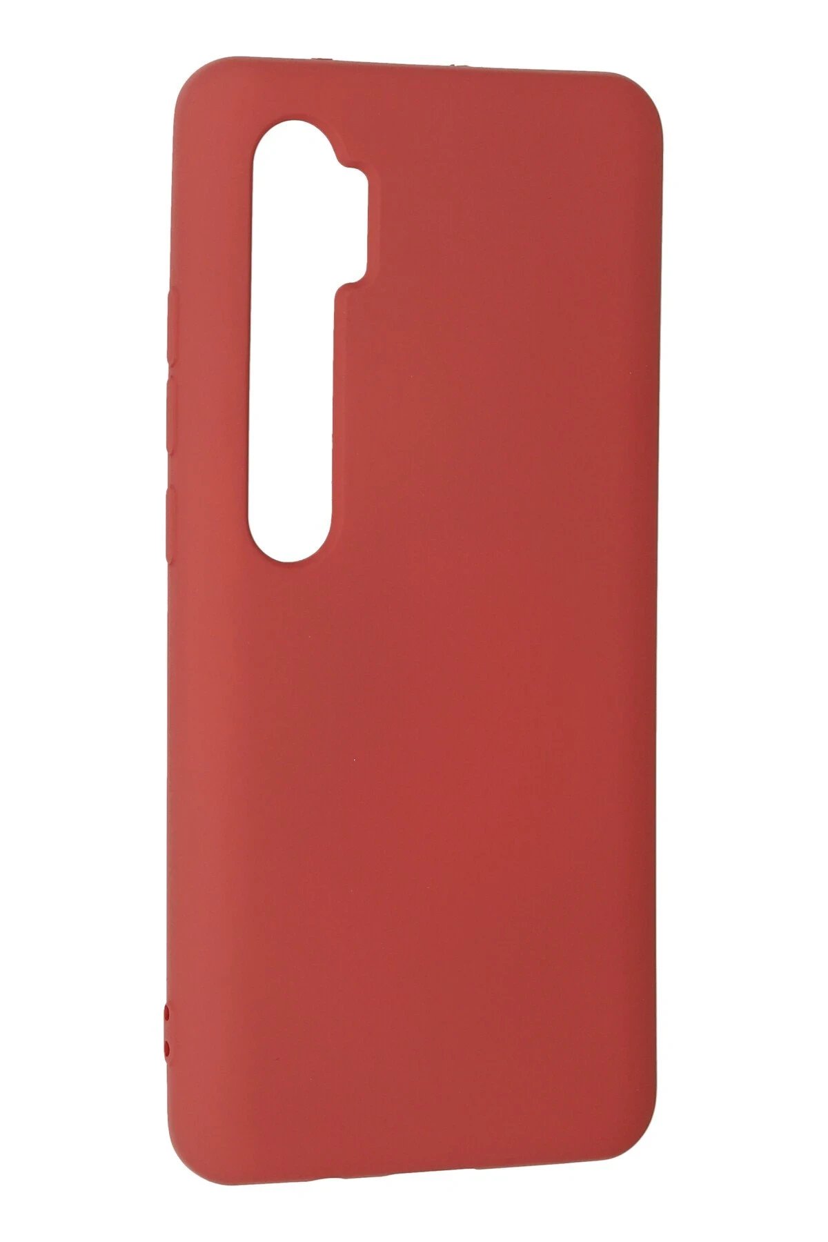 Newface Xiaomi Mi Note 10 Lite Kılıf Nano içi Kadife Silikon - Kiremit