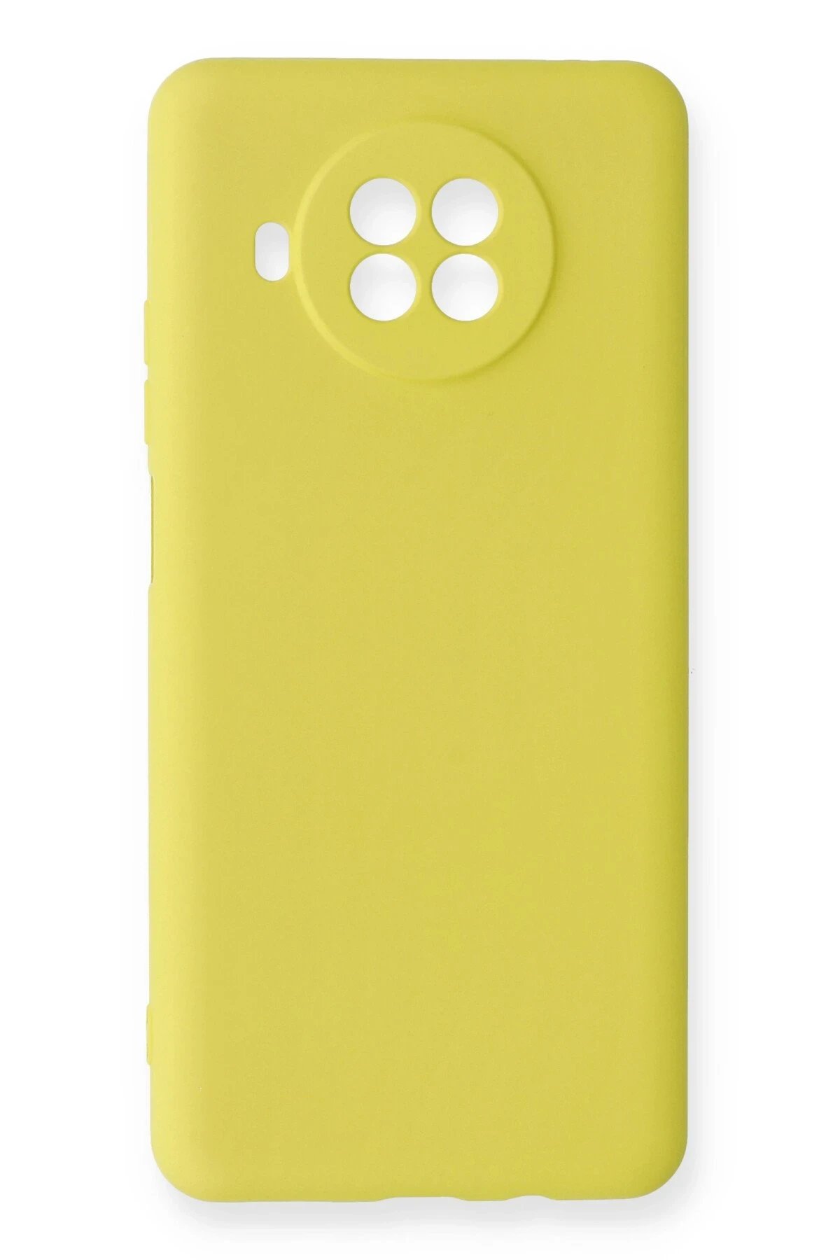 Newface Xiaomi Mi 10T Lite Kılıf Nano içi Kadife Silikon - Sarı