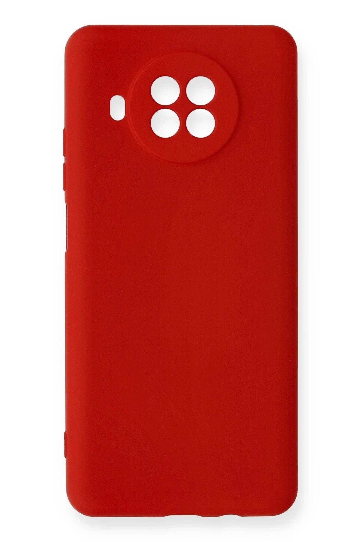 Newface Xiaomi Mi 10T Lite Kılıf Nano içi Kadife Silikon - Kırmızı