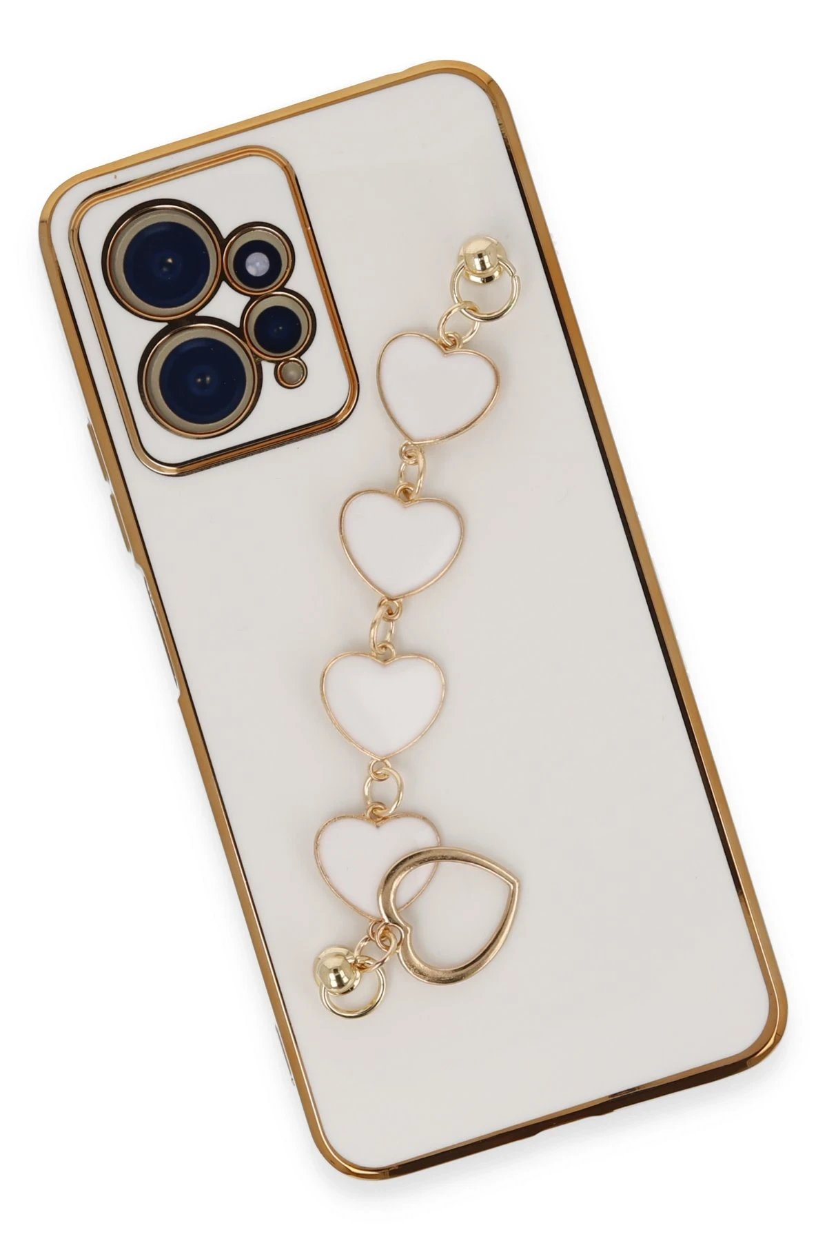 Newface Xiaomi Redmi Note 12 4G Kılıf Esila Silikon - Beyaz