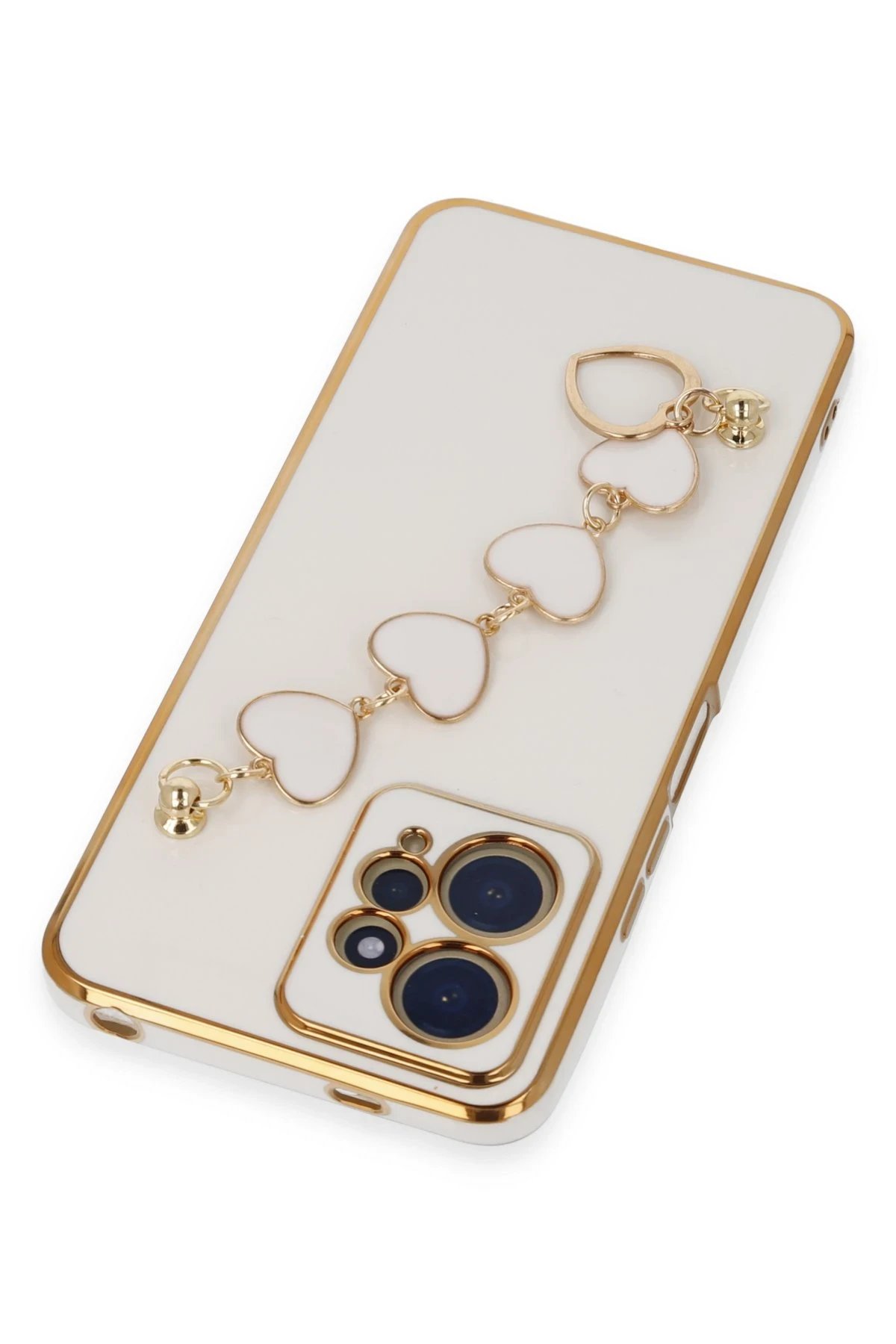 Newface Xiaomi Redmi Note 12 4G Kılıf Esila Silikon - Beyaz