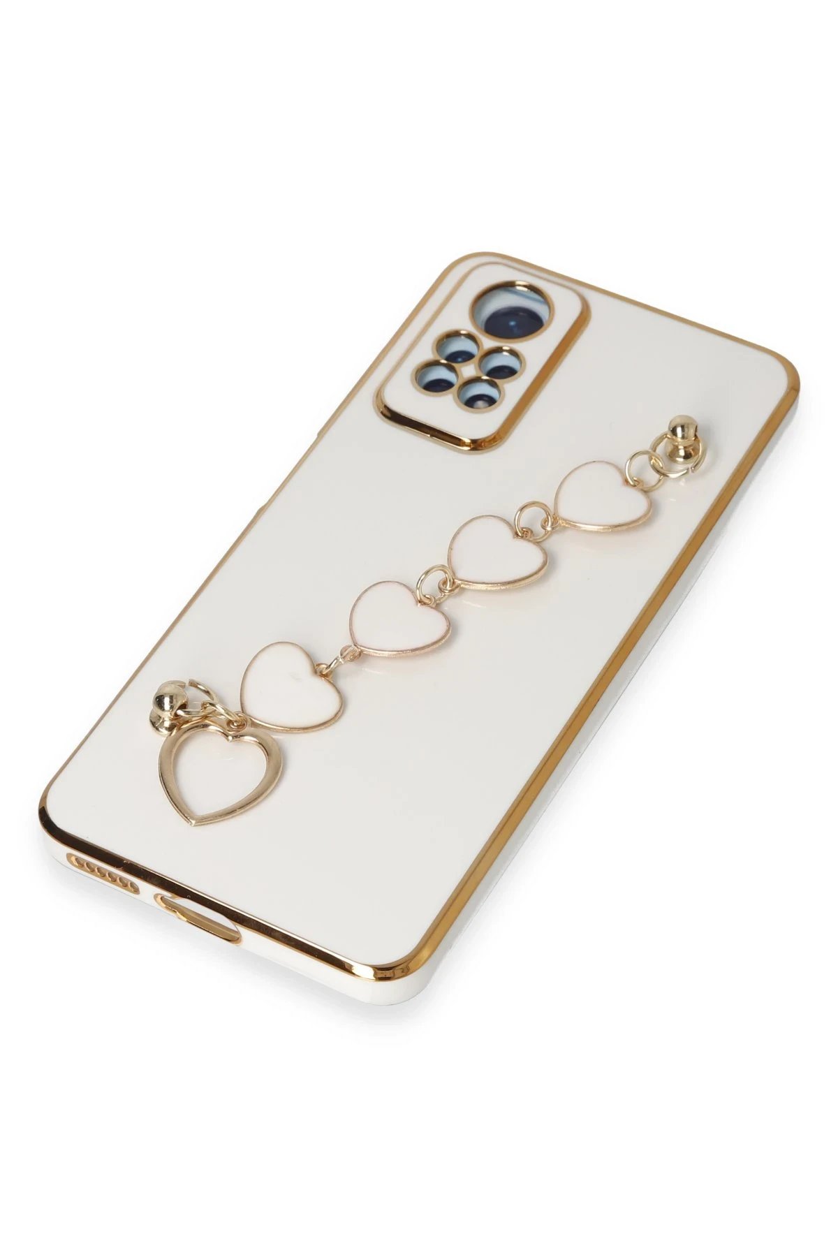 Newface Xiaomi Redmi Note 12 Pro 4G Kılıf Esila Silikon - Beyaz