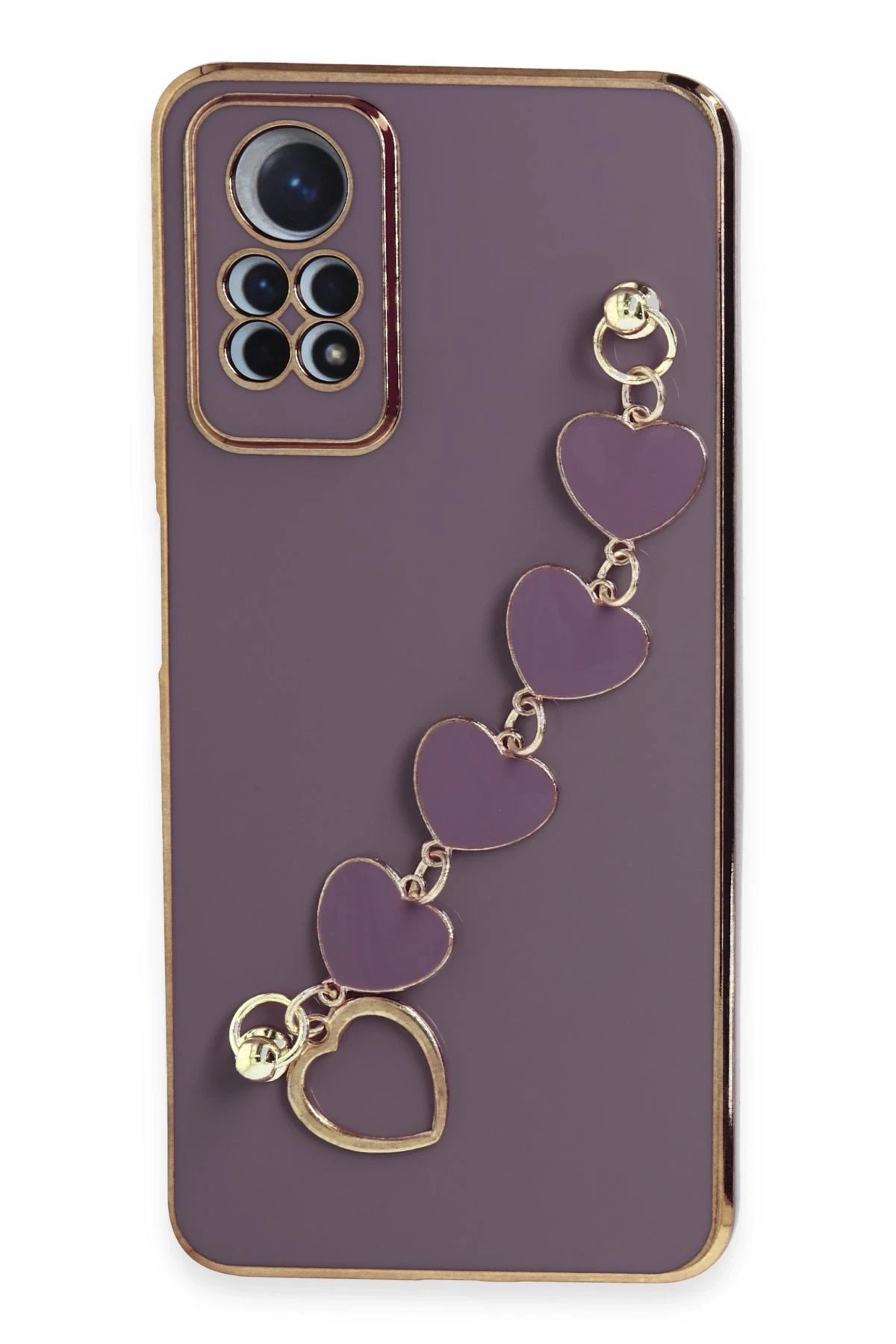 Newface Xiaomi Redmi Note 12 Pro 4G Kılıf Esila Silikon - Mor