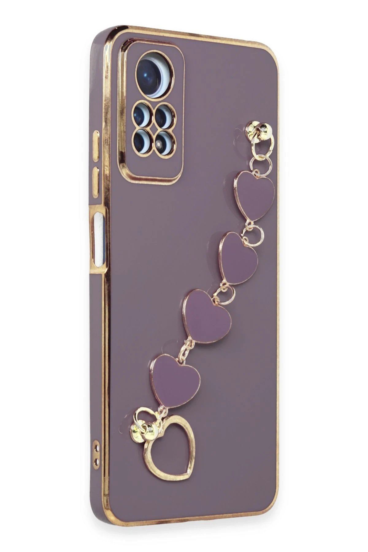 Newface Xiaomi Redmi Note 12 Pro 4G Kılıf Esila Silikon - Mor