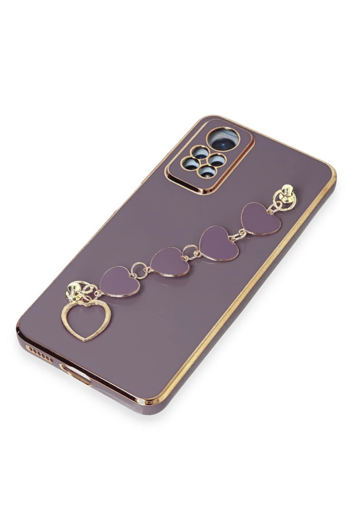 Newface Xiaomi Redmi Note 12 Pro 4G Kılıf Esila Silikon - Mor