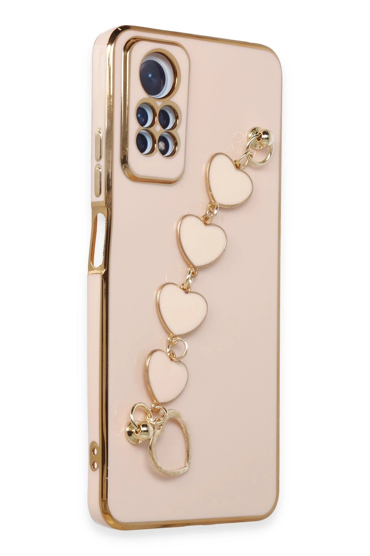 Newface Xiaomi Redmi Note 12 Pro 4G Kılıf Esila Silikon - Pudra