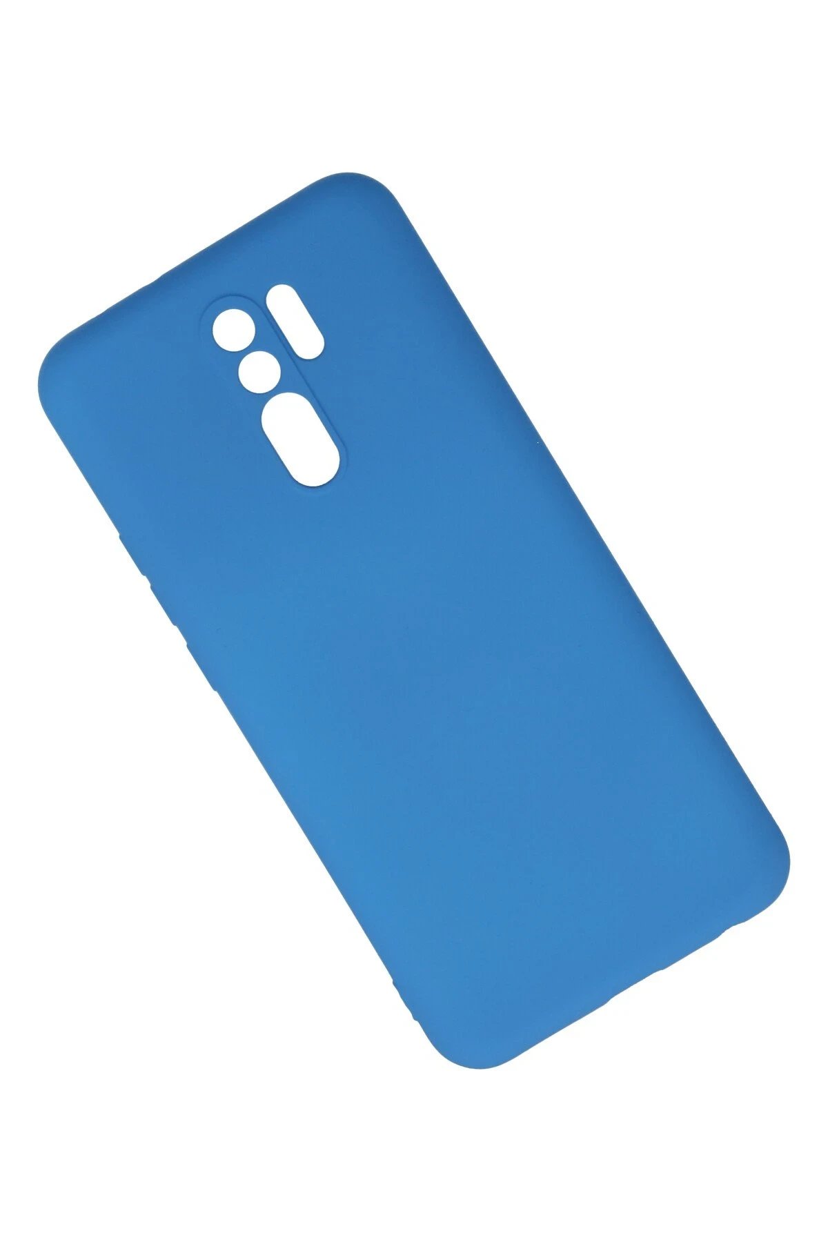 Newface Xiaomi Redmi 9 Kılıf Nano içi Kadife Silikon - Mavi