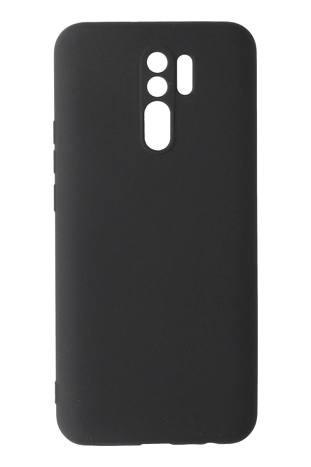 Newface Xiaomi Redmi 9 Kılıf Nano içi Kadife Silikon - Gri