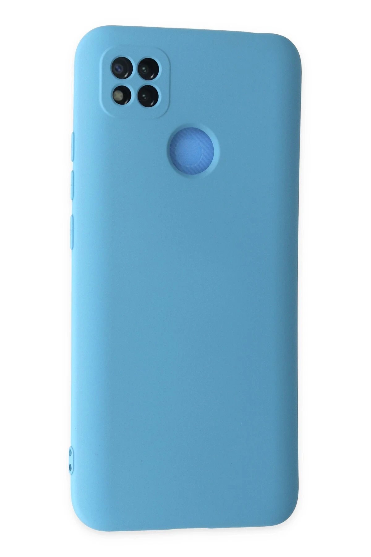 Newface Xiaomi Redmi 9C Kılıf Nano içi Kadife Silikon - Mavi