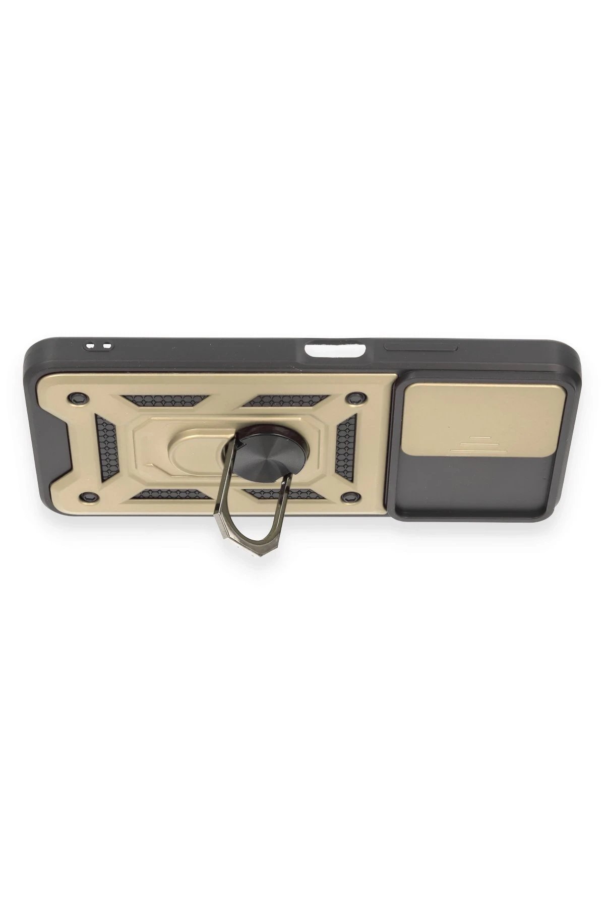 Newface Xiaomi Redmi Note 12 4G Kılıf Pars Lens Yüzüklü Silikon - Gold