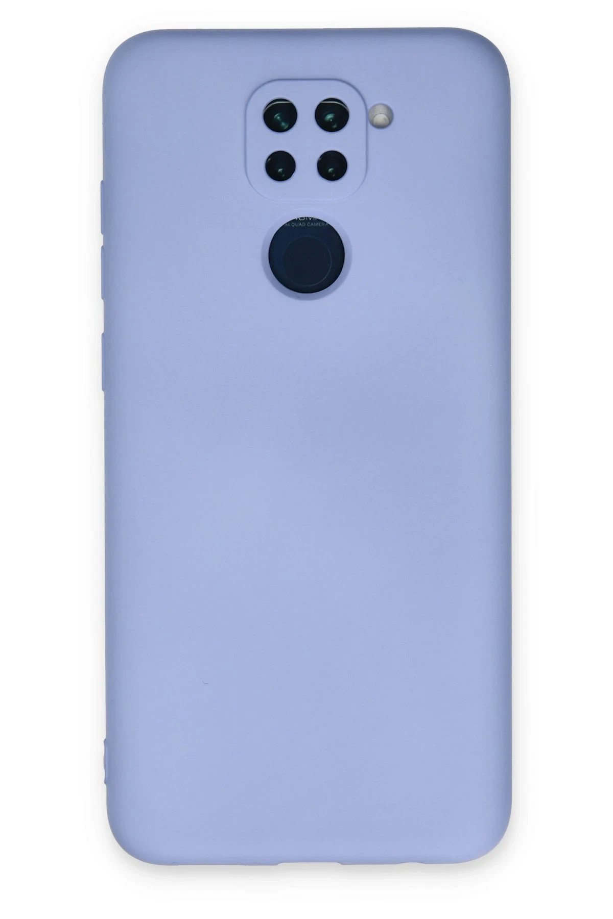 Newface Xiaomi Redmi Note 9 Kılıf Nano içi Kadife Silikon - Lila