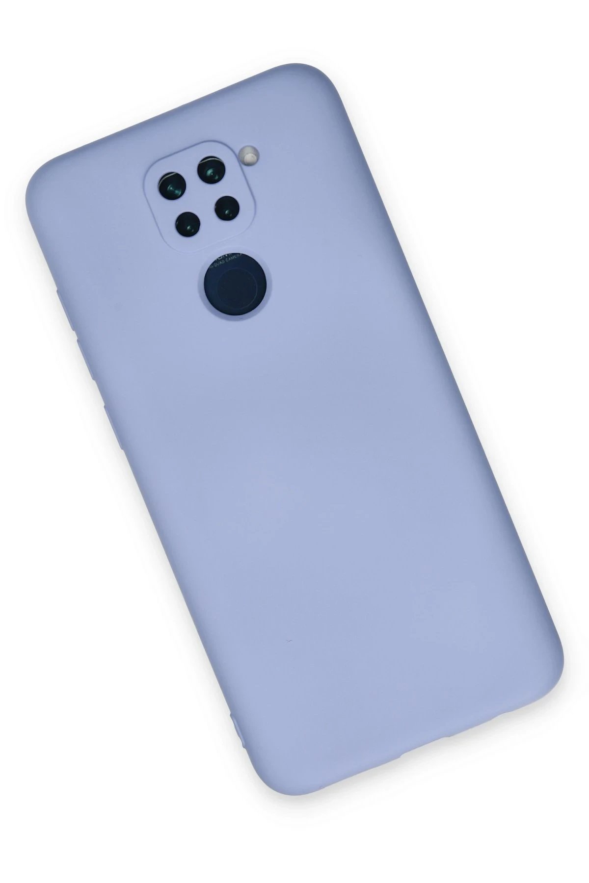 Newface Xiaomi Redmi Note 9 Kılıf Nano içi Kadife Silikon - Lila