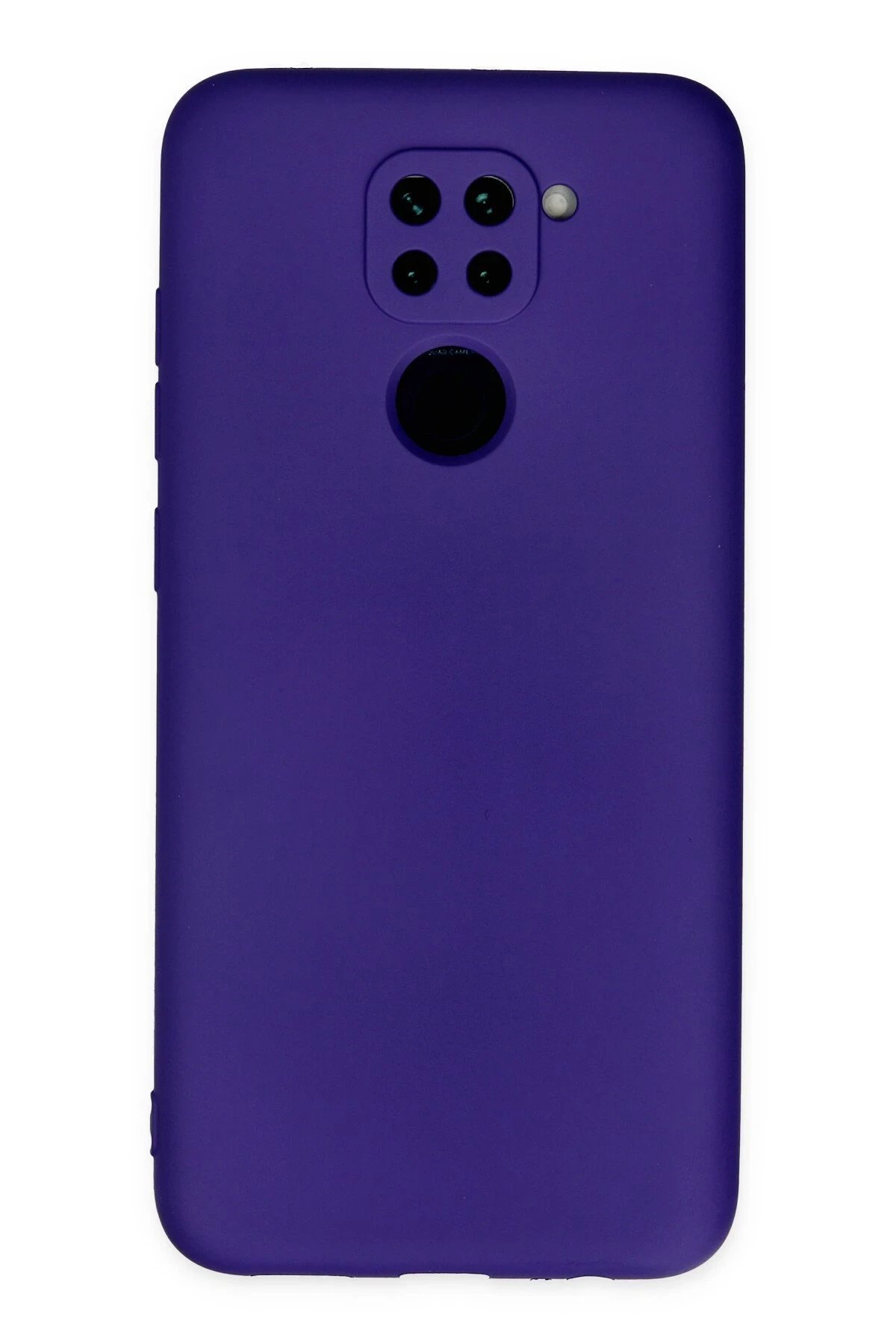 Newface Xiaomi Redmi Note 9 Kılıf Nano içi Kadife Silikon - Mor