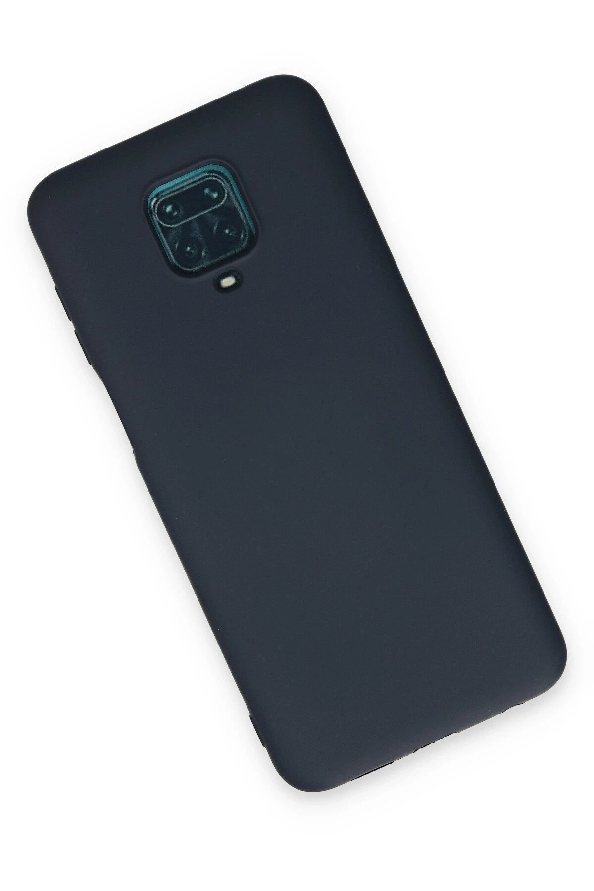 Newface Xiaomi Redmi Note 9 Pro Kılıf Nano içi Kadife Silikon - Lacivert