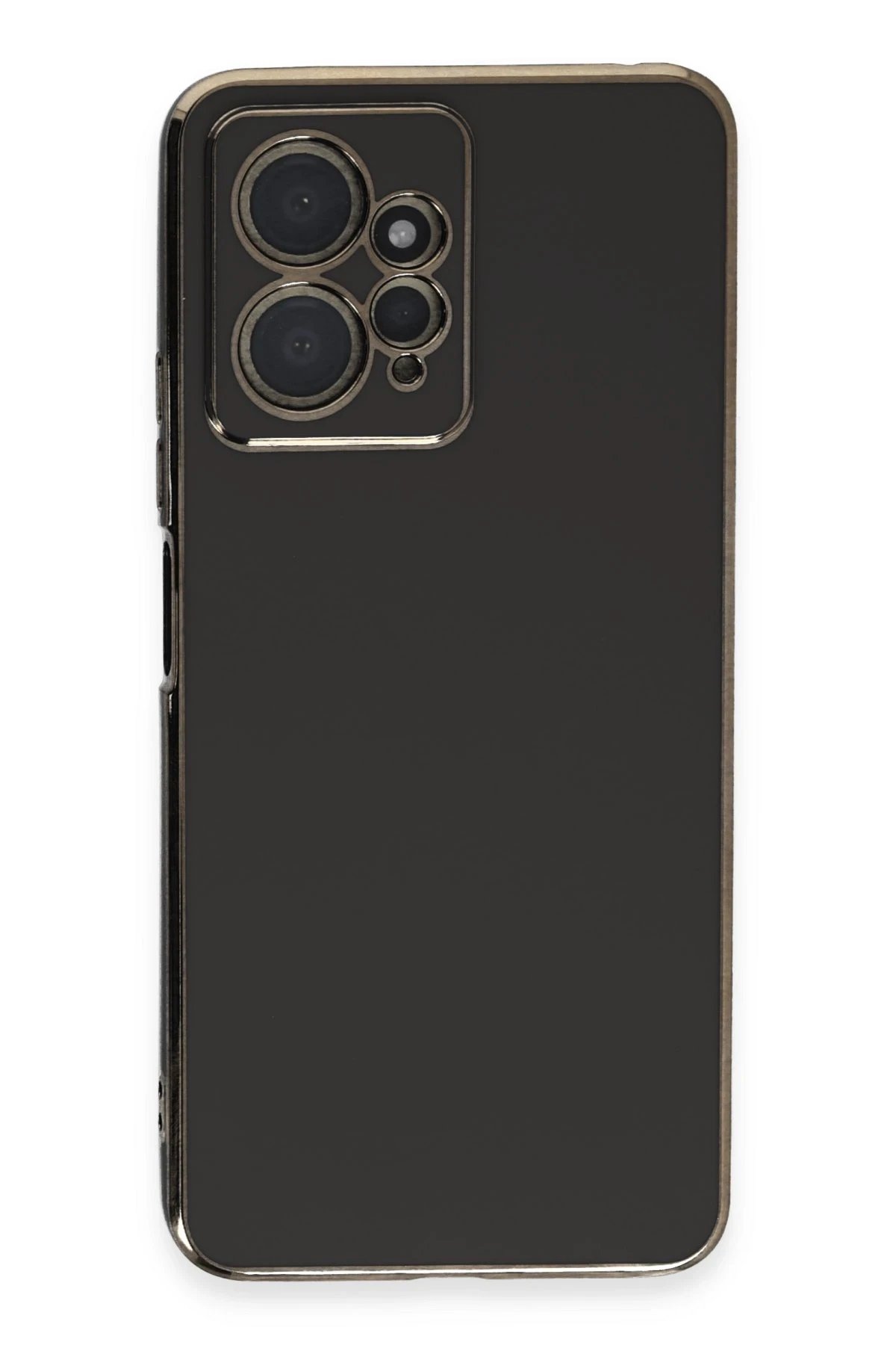 Newface Xiaomi Redmi Note 12 4G Kılıf Volet Silikon - Siyah