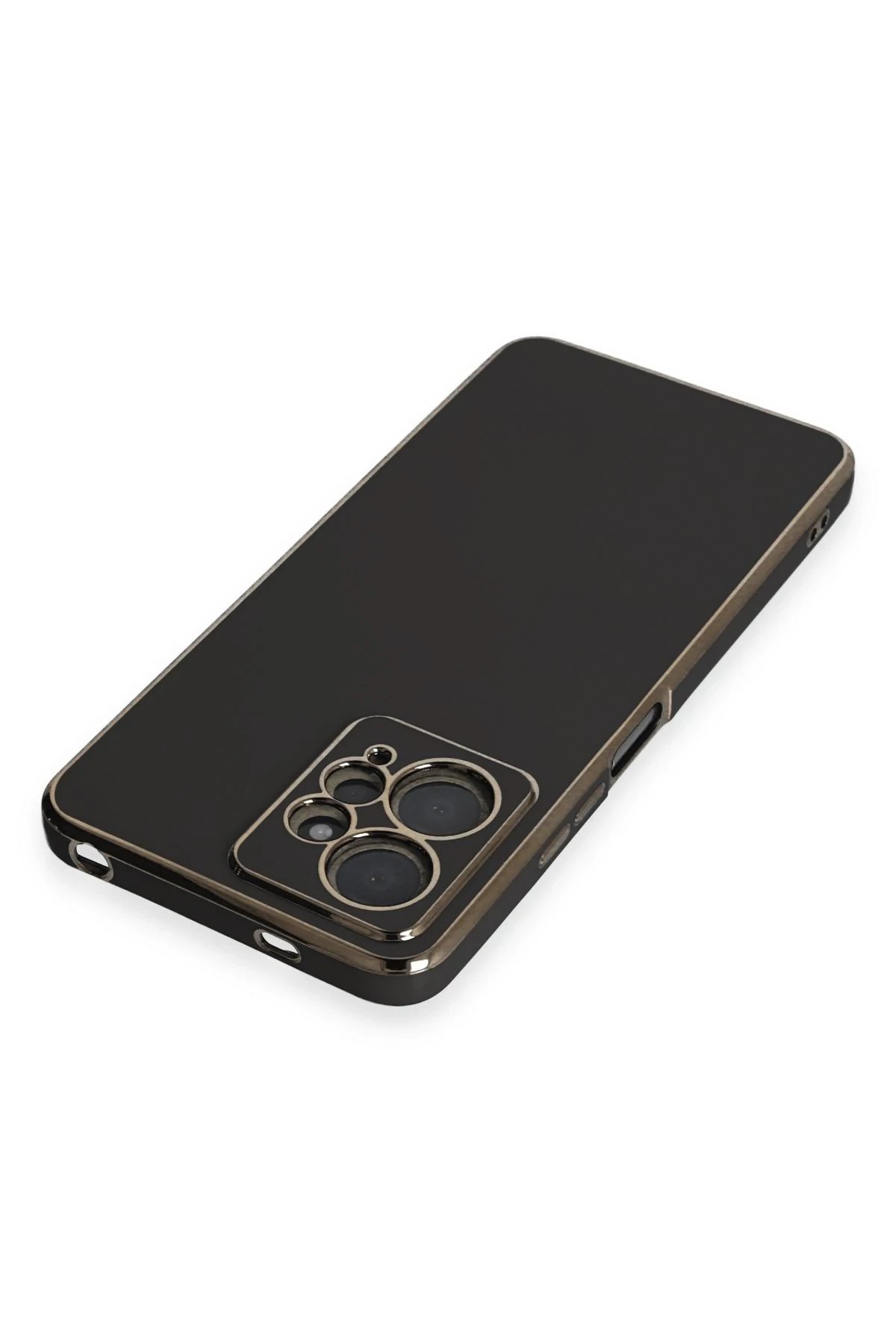 Newface Xiaomi Redmi Note 12 4G Kılıf Volet Silikon - Siyah