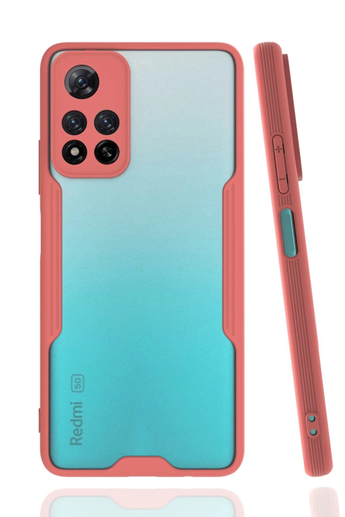 Newface Xiaomi Redmi Note 11 Pro Plus 5G Kılıf Platin Silikon - Pembe