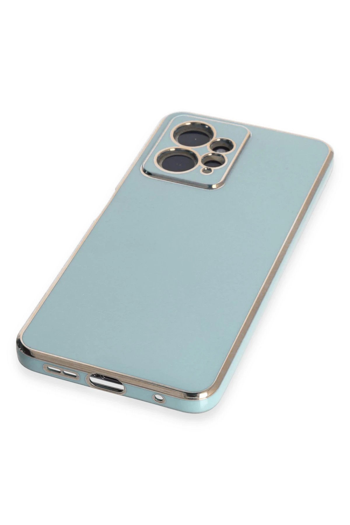 Newface Xiaomi Redmi Note 12 4G Kılıf Volet Silikon - Açık Yeşil