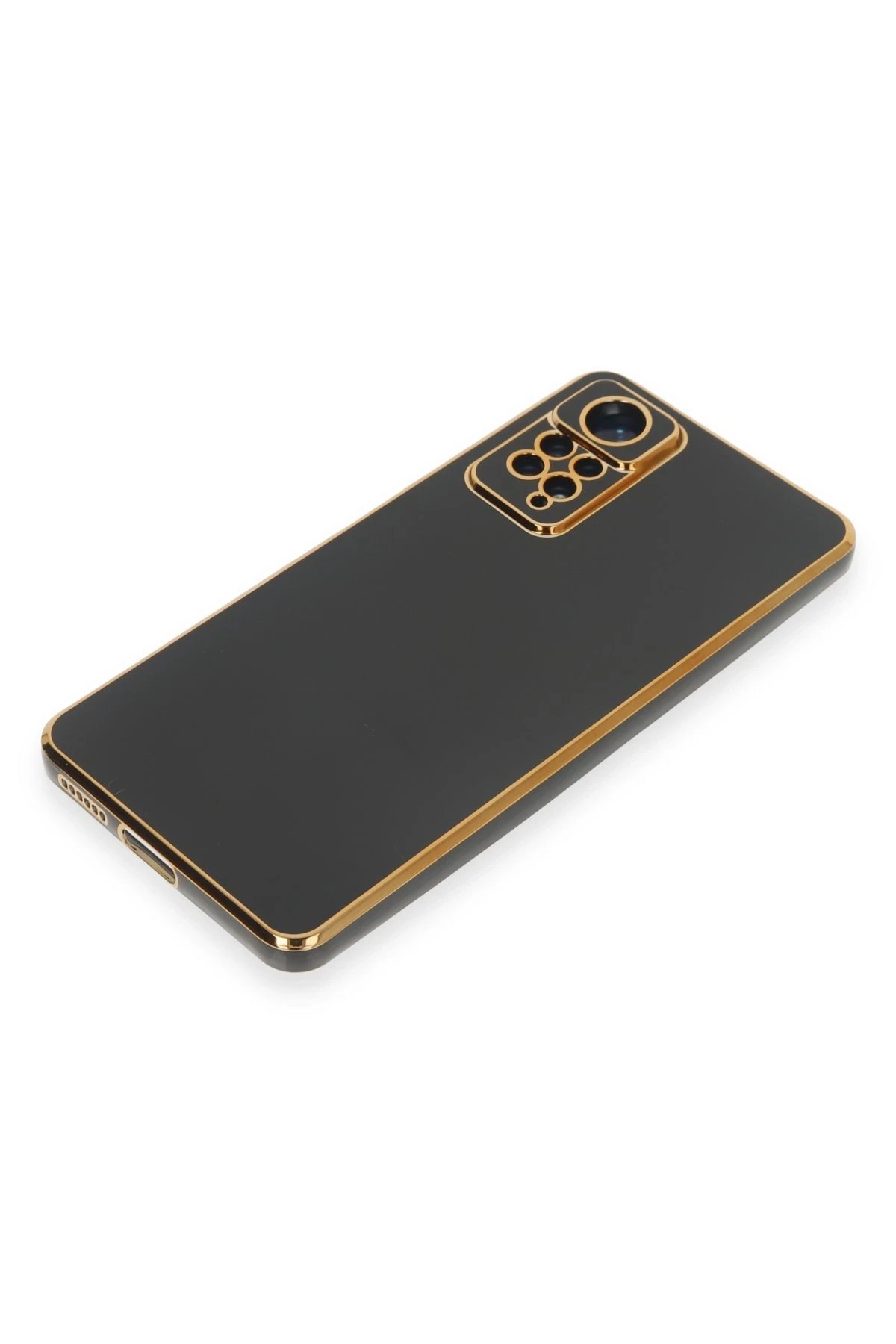 Newface Xiaomi Redmi Note 12 Pro 4G Kılıf Volet Silikon - Siyah