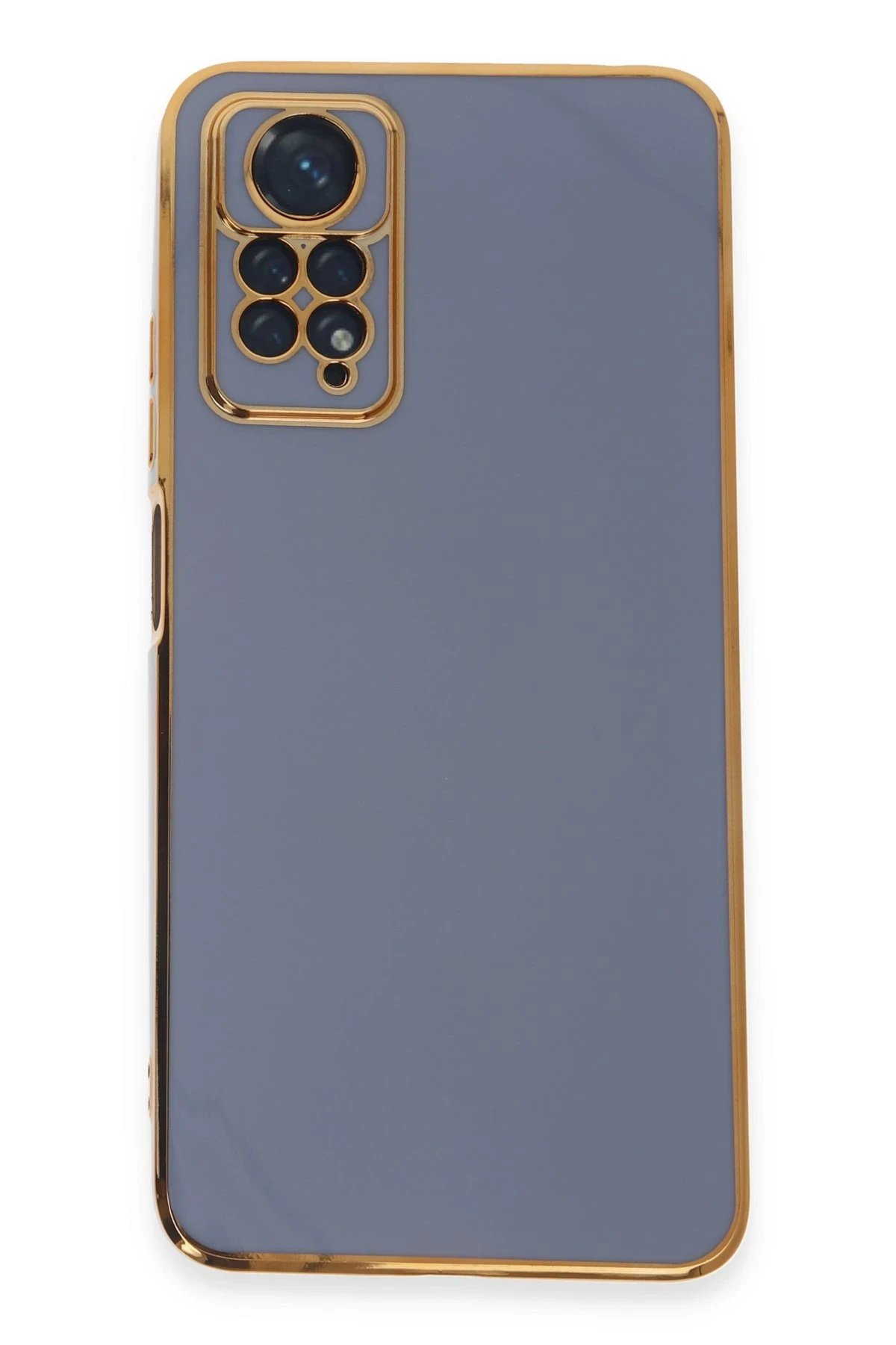 Newface Xiaomi Redmi Note 12 Pro 4G Kılıf Volet Silikon - Mavi