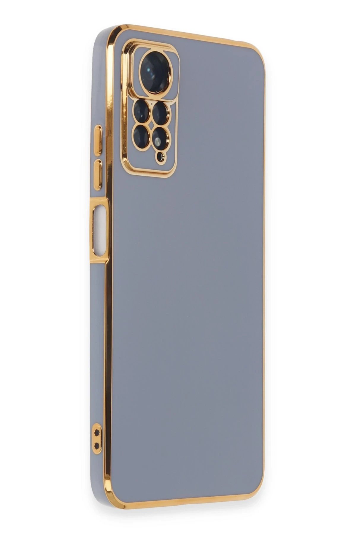 Newface Xiaomi Redmi Note 12 Pro 4G Kılıf Volet Silikon - Mavi