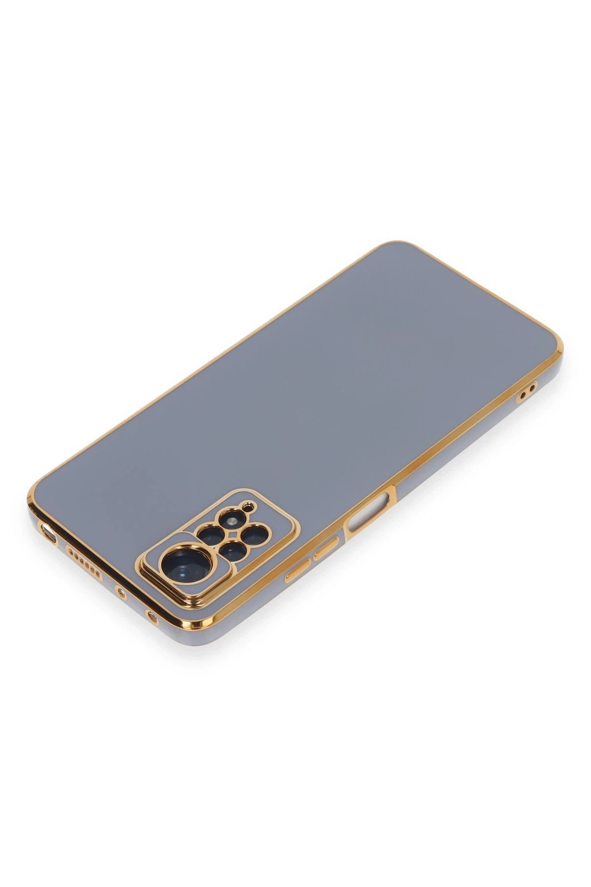 Newface Xiaomi Redmi Note 12 Pro 4G Kılıf Volet Silikon - Mavi