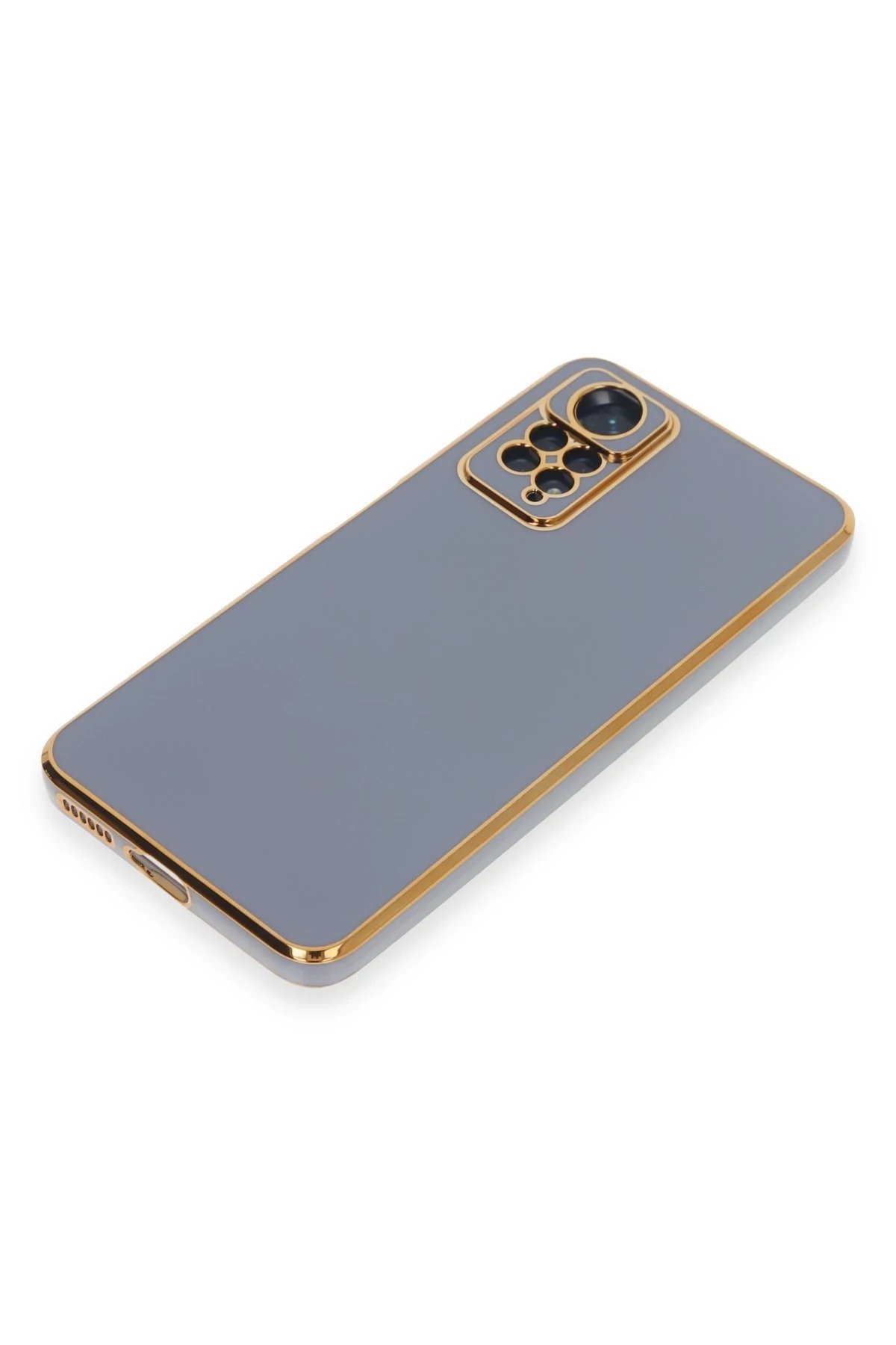 Newface Xiaomi Redmi Note 12 Pro 4G Kılıf Volet Silikon - Mavi