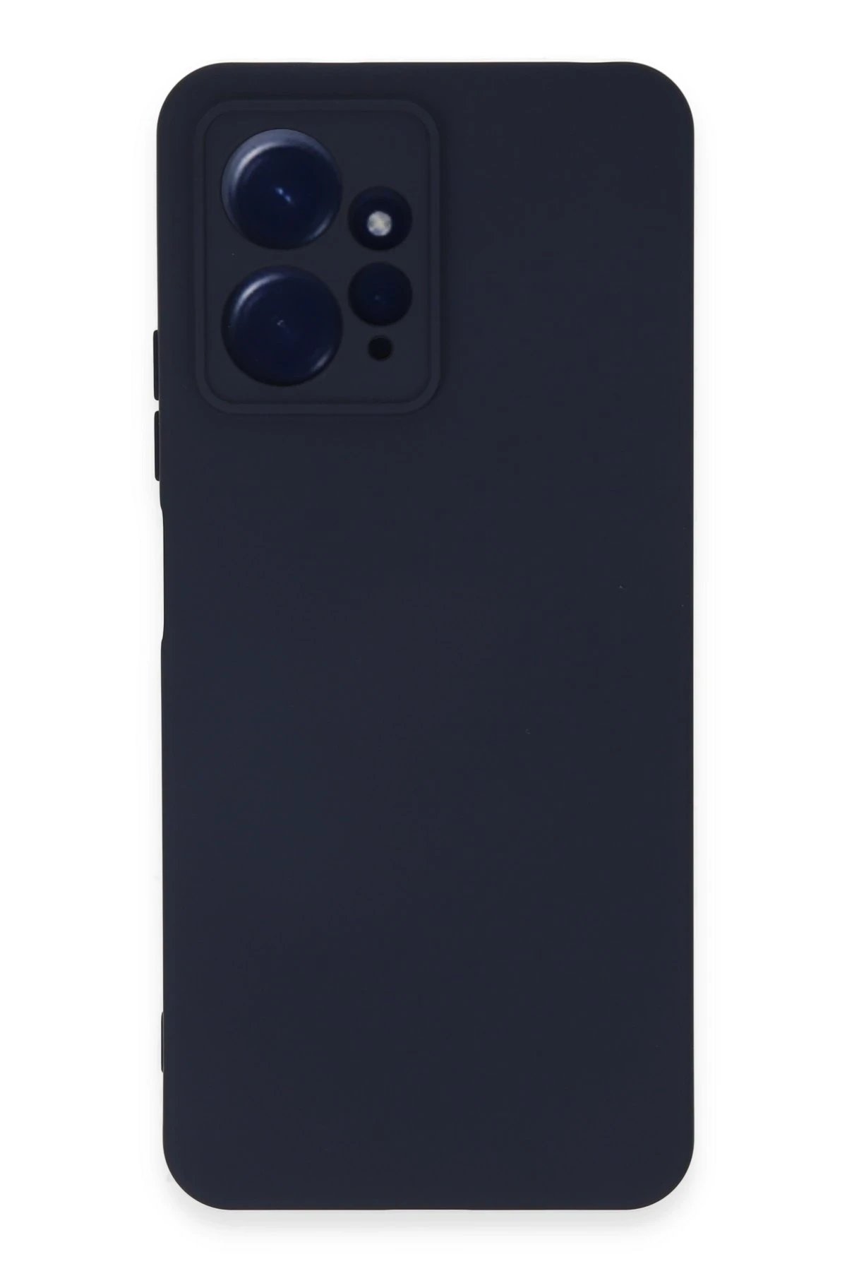 Newface Xiaomi Redmi Note 12 4G Kılıf Nano içi Kadife Silikon - Lacivert