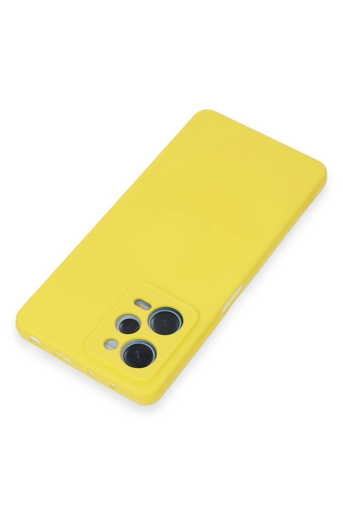 Newface Xiaomi Redmi Note 12 Pro 5G Kılıf Nano içi Kadife Silikon - Sarı