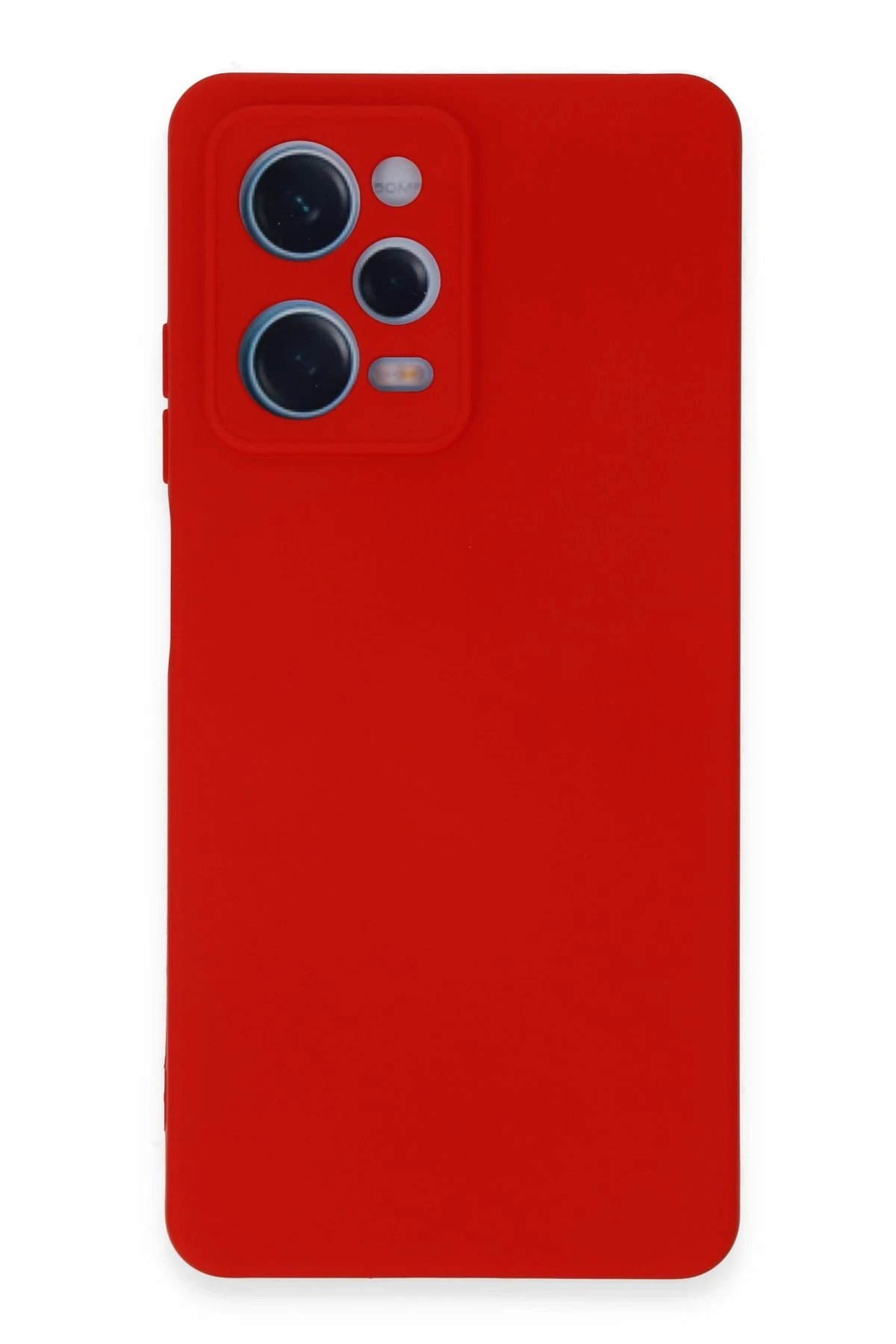 Newface Xiaomi Redmi Note 12 Pro 5G Kılıf Nano içi Kadife Silikon - Kırmızı