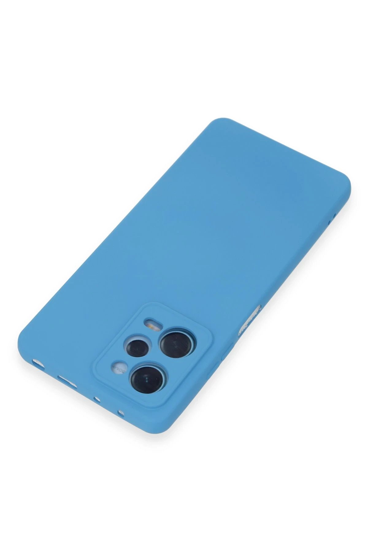 Newface Xiaomi Redmi Note 12 Pro 5G Kılıf Nano içi Kadife Silikon - Mavi