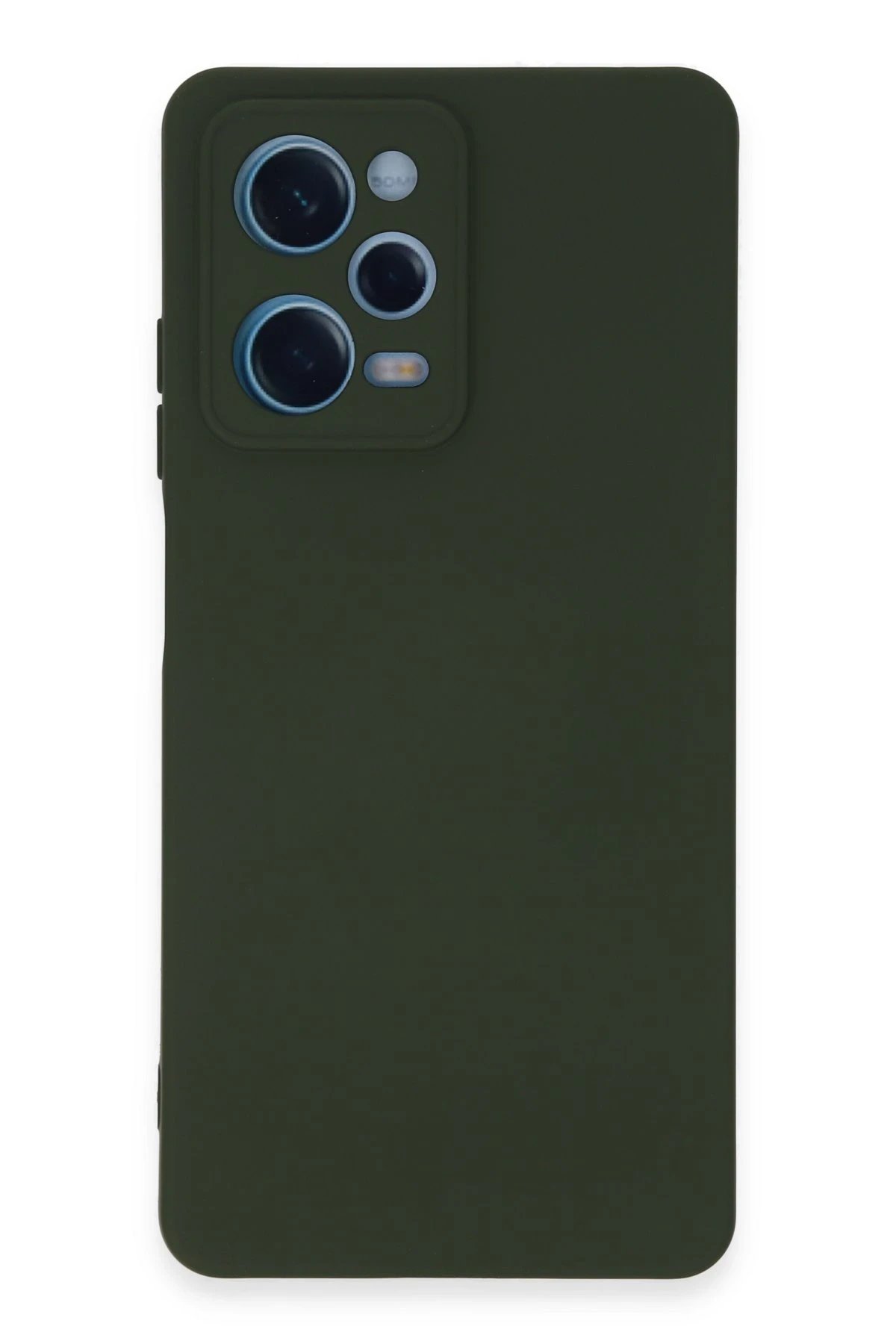 Newface Xiaomi Redmi Note 12 Pro 5G Kılıf Nano içi Kadife Silikon - Koyu Yeşil