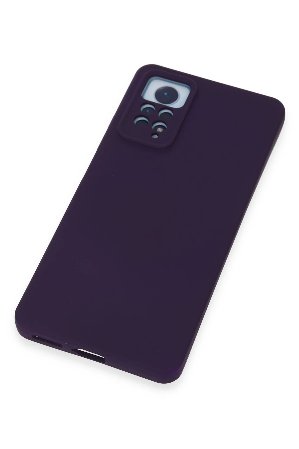 Newface Xiaomi Redmi Note 12 Pro 4G Kılıf Nano içi Kadife Silikon - Mor