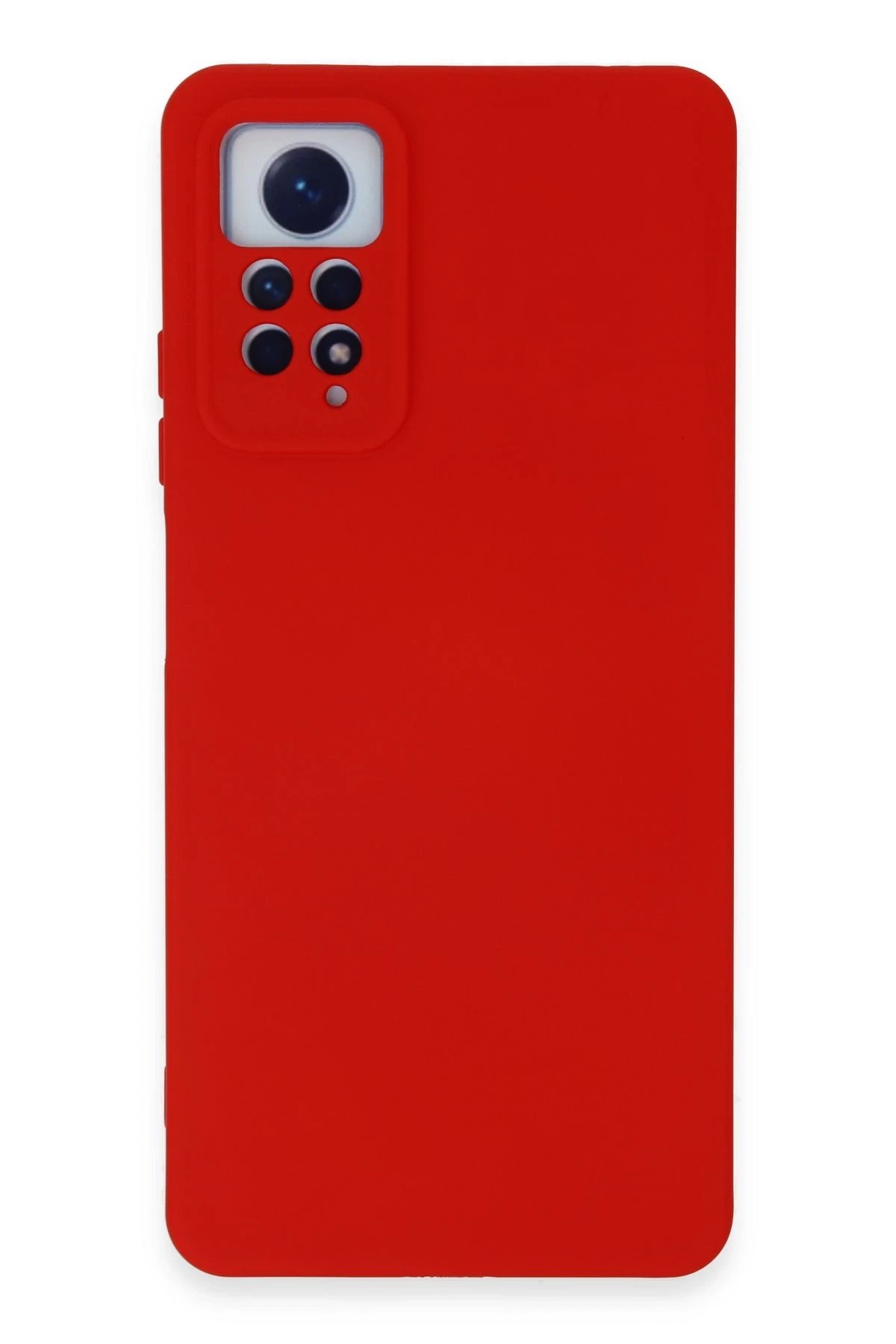 Newface Xiaomi Redmi Note 12 Pro 4G Kılıf Nano içi Kadife Silikon - Kırmızı