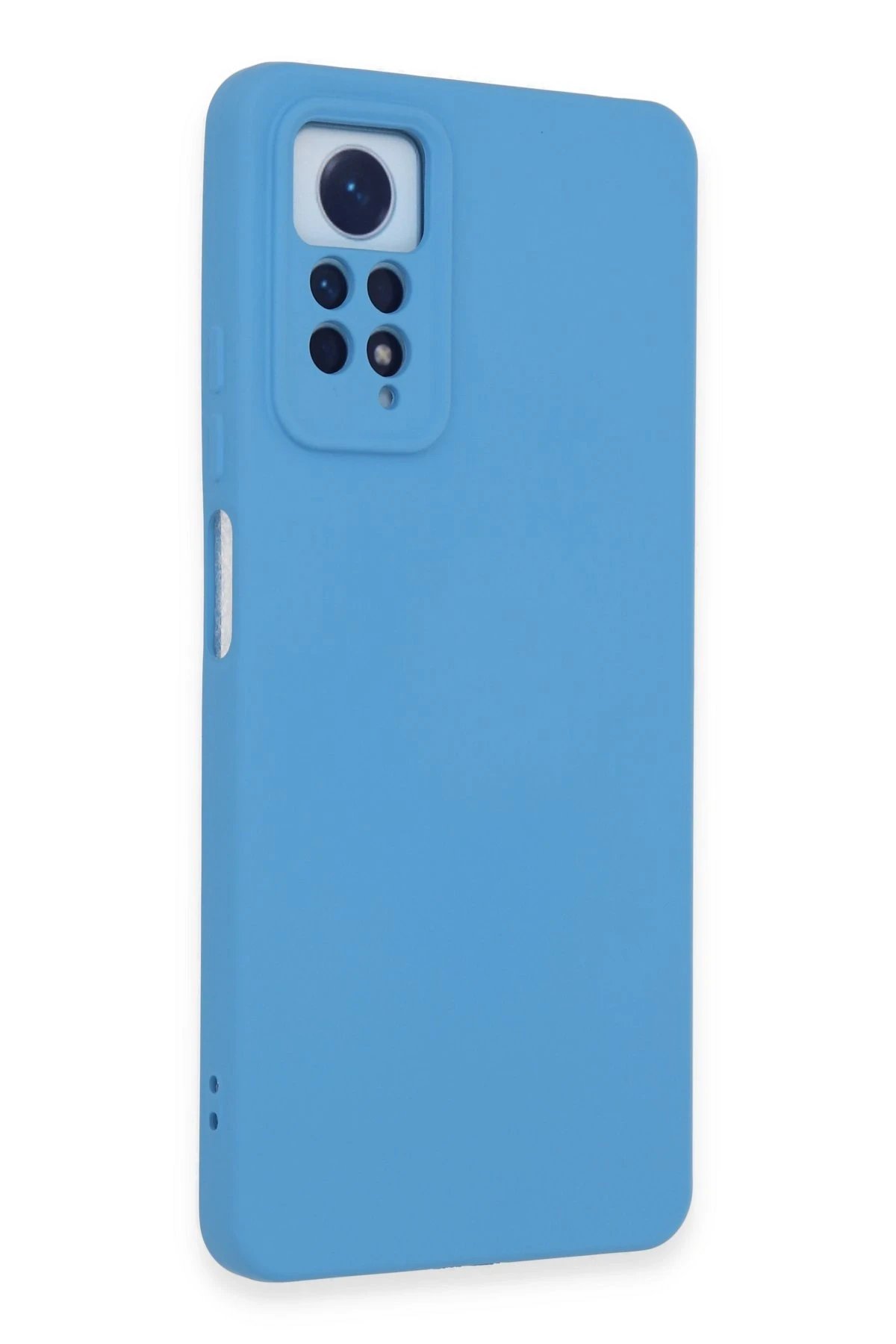 Newface Xiaomi Redmi Note 12 Pro 4G Kılıf Nano içi Kadife Silikon - Mavi